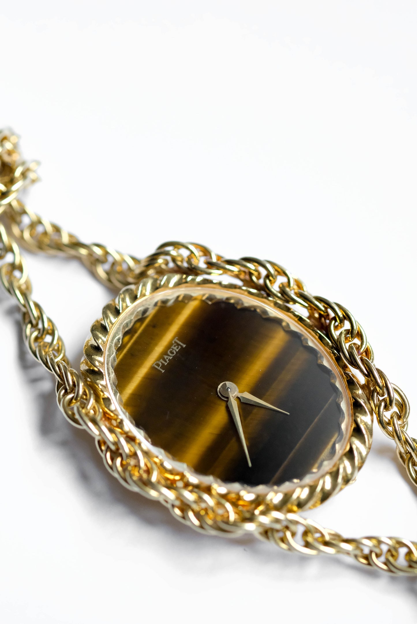 Piaget "Tiger Eye" montre-pendentif - 1970s
