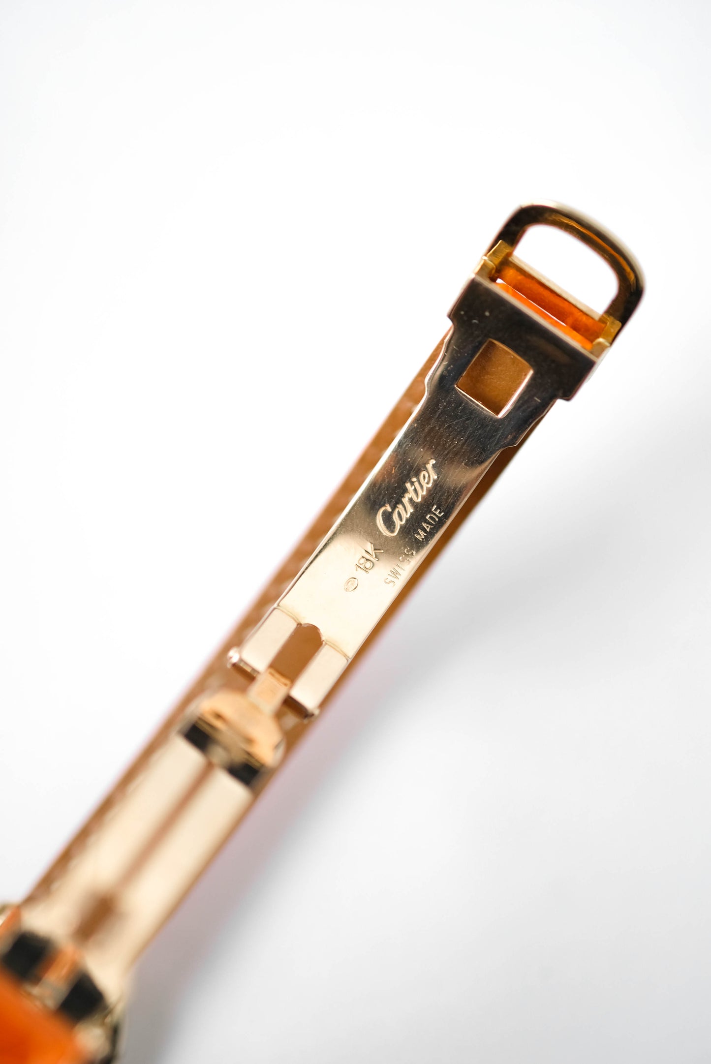 Cartier Baignoire "double godrons" Or jaune - Mécanique - v. 1980