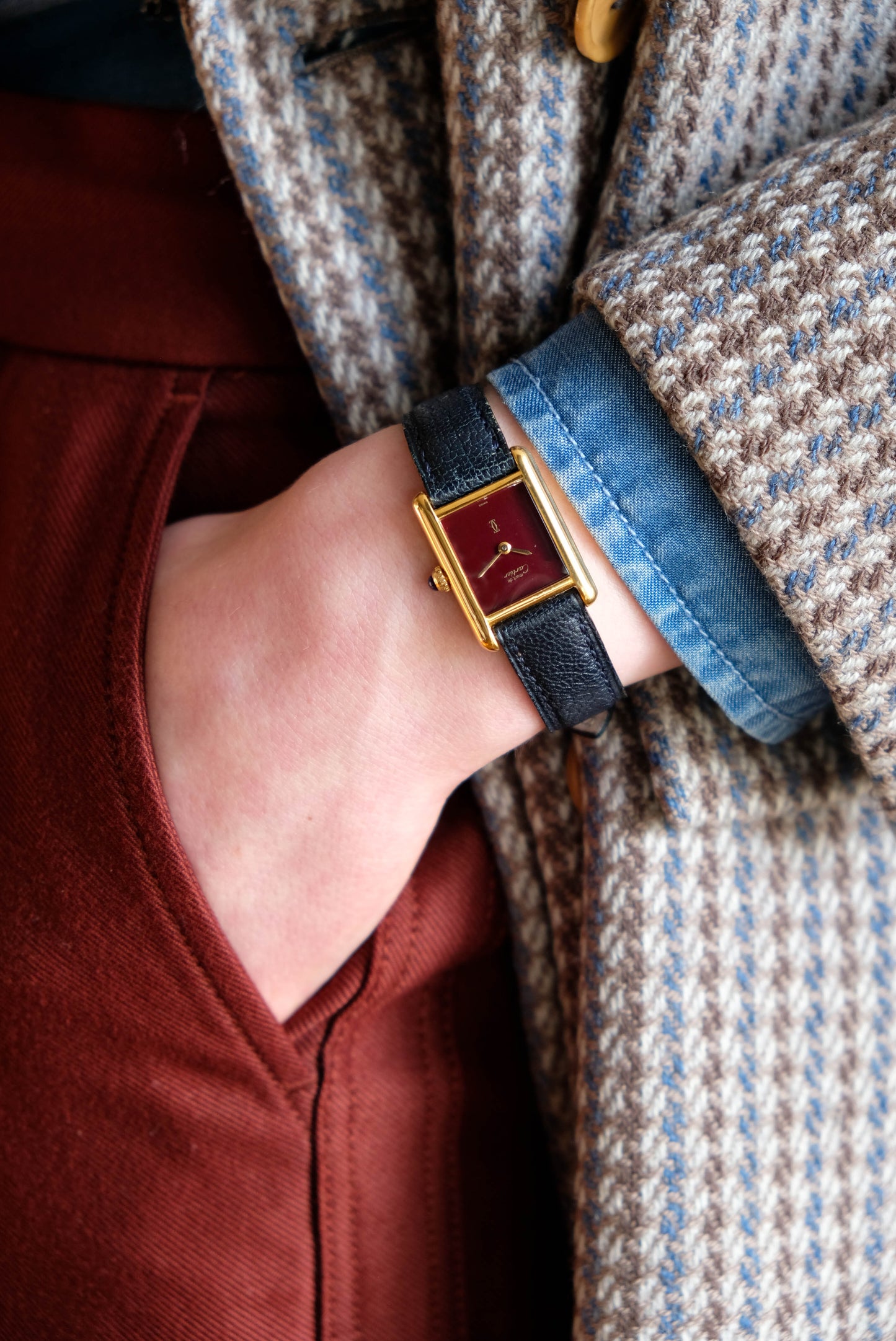 Cartier Tank Must Médium "Red"