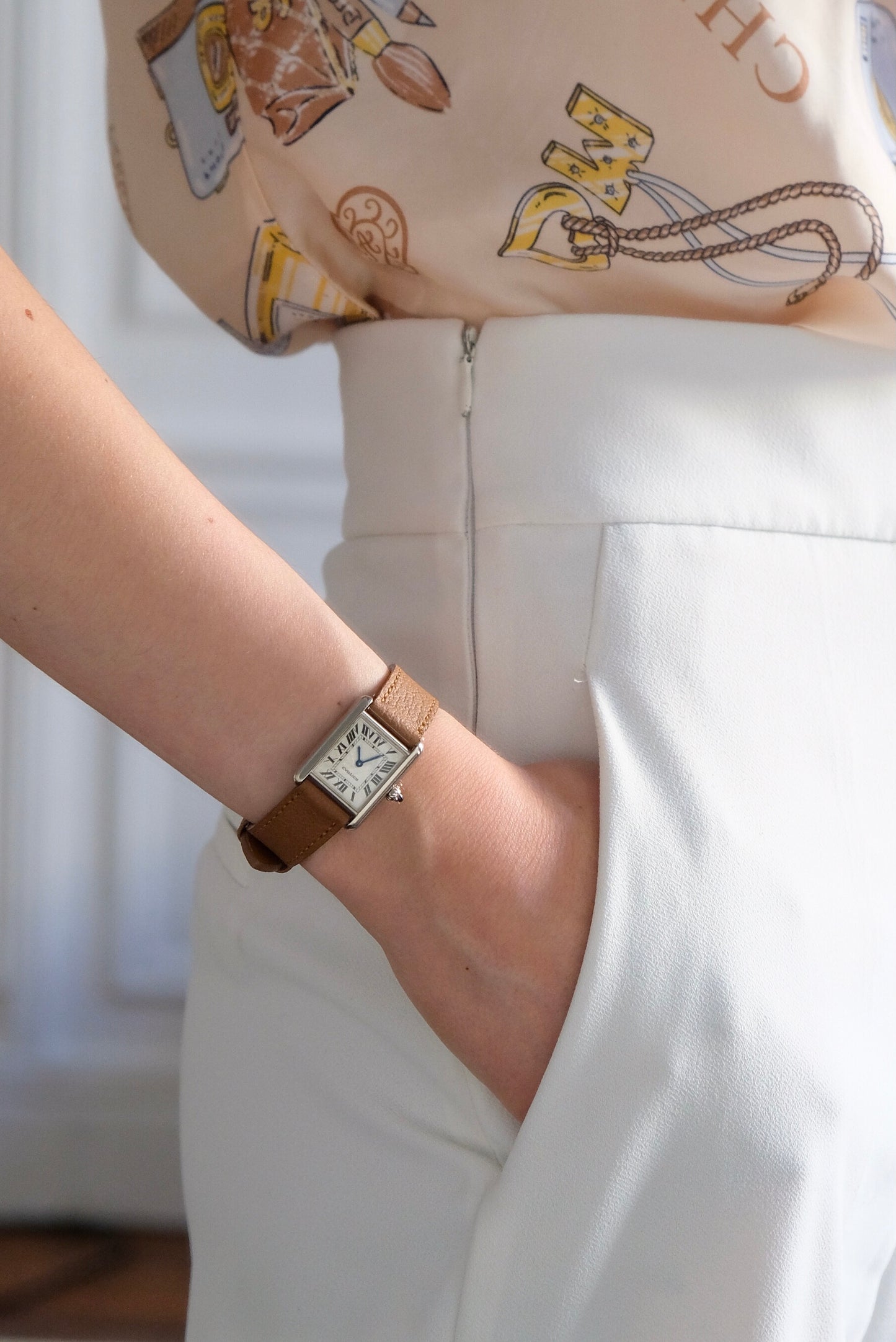 Cartier Tank Louis or blanc - 2000s