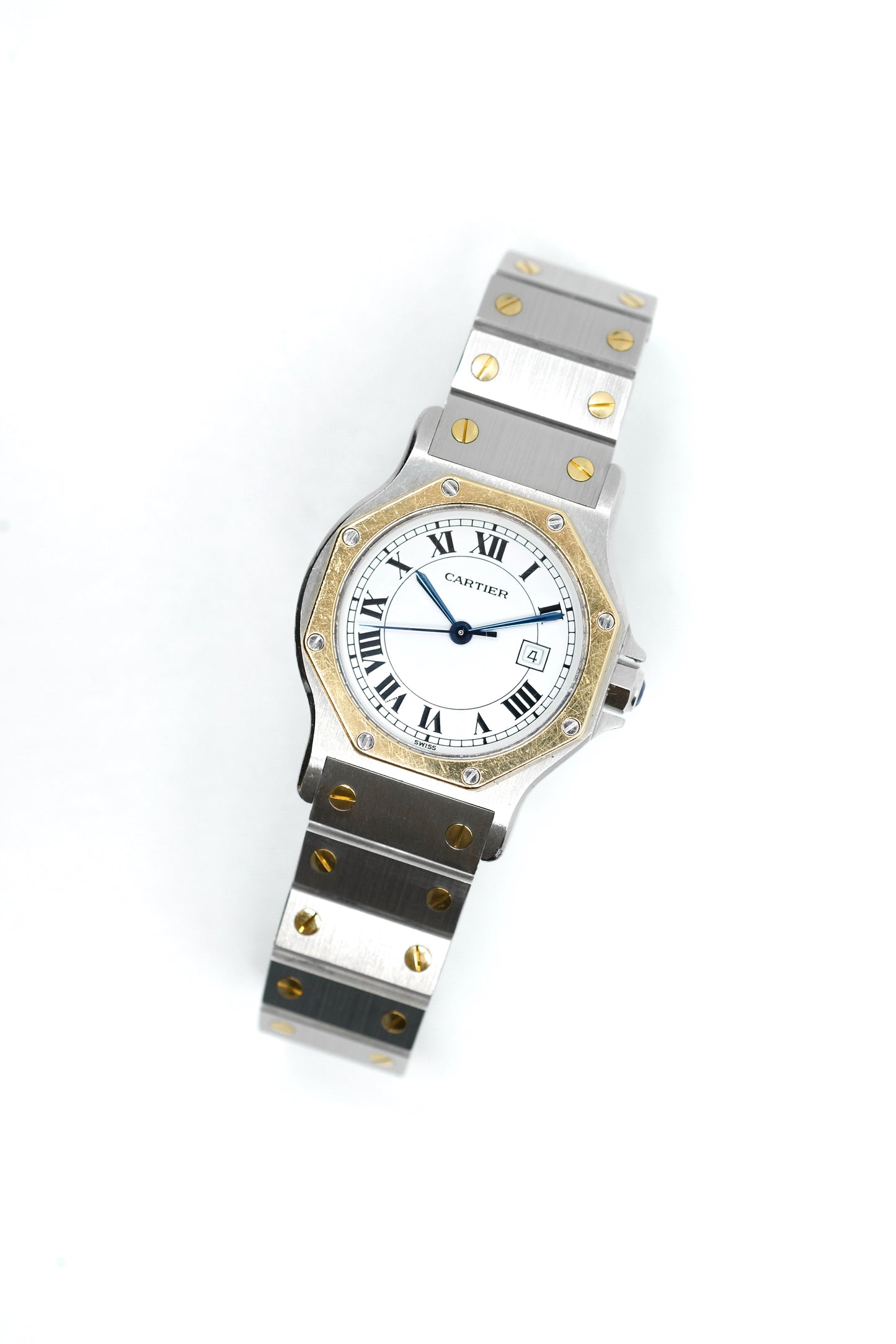 Cartier Santos Octogonale Or & Acier - Grand Modèle - Automatique