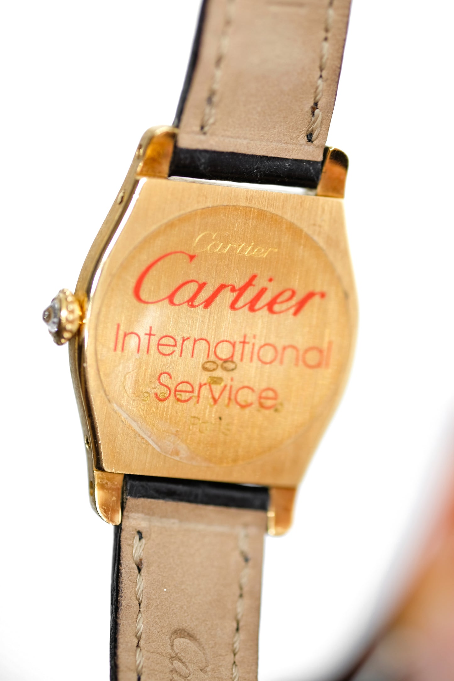 Cartier Tortue diamants mécanique - v. 1980