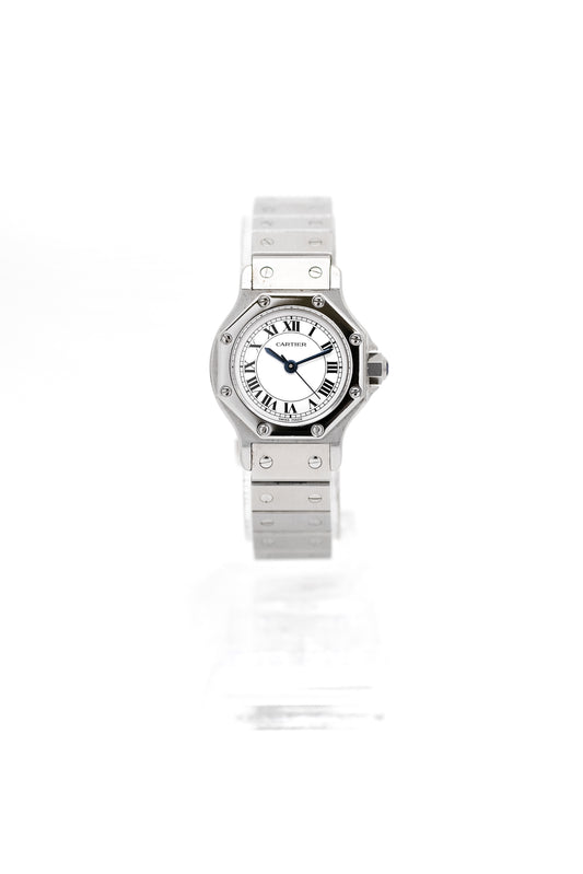 Cartier Santos Octagon Lady - ref. 0906 - Automatic - c. 1980