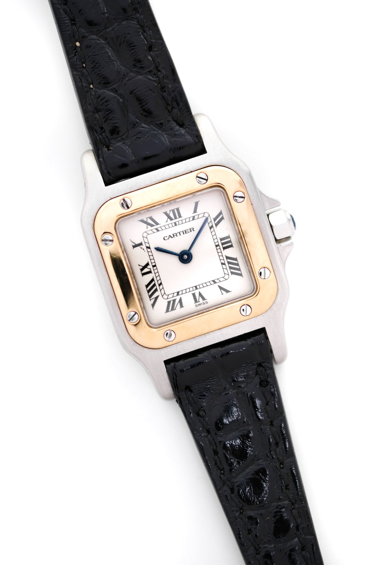 Cartier Santos Lady Galbée Gold & Steel - c. 1990