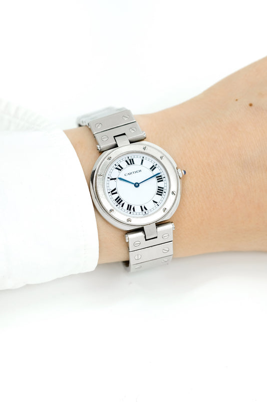 Cartier Santos "Vendôme" Acier - Grand Modèle - v. 1980