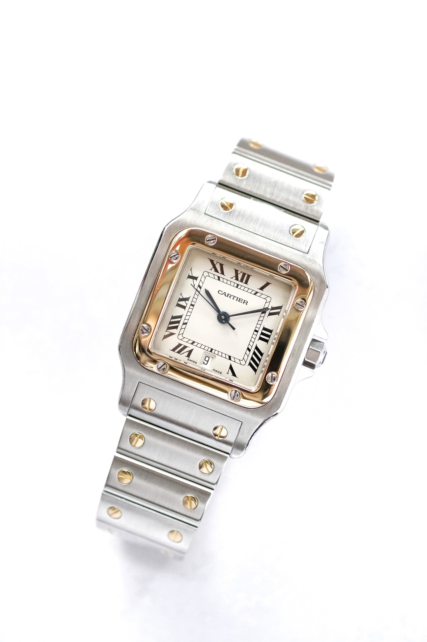 Cartier Santos Galbée Gold/Steel - Large Size