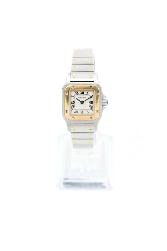 Cartier Santos Lady Galbée Or & Acier - v. 1990