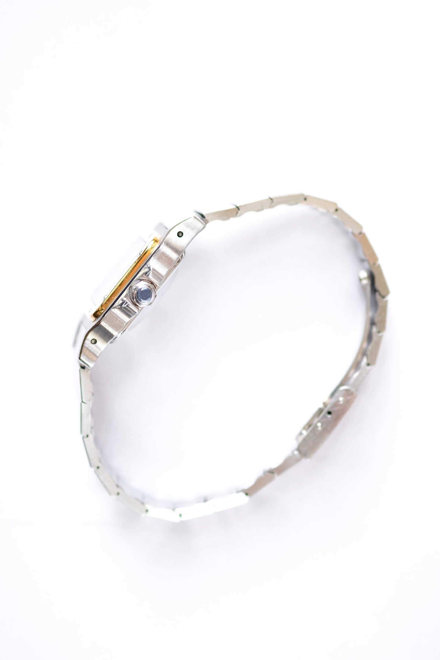 Cartier Santos Lady automatique - or et acier