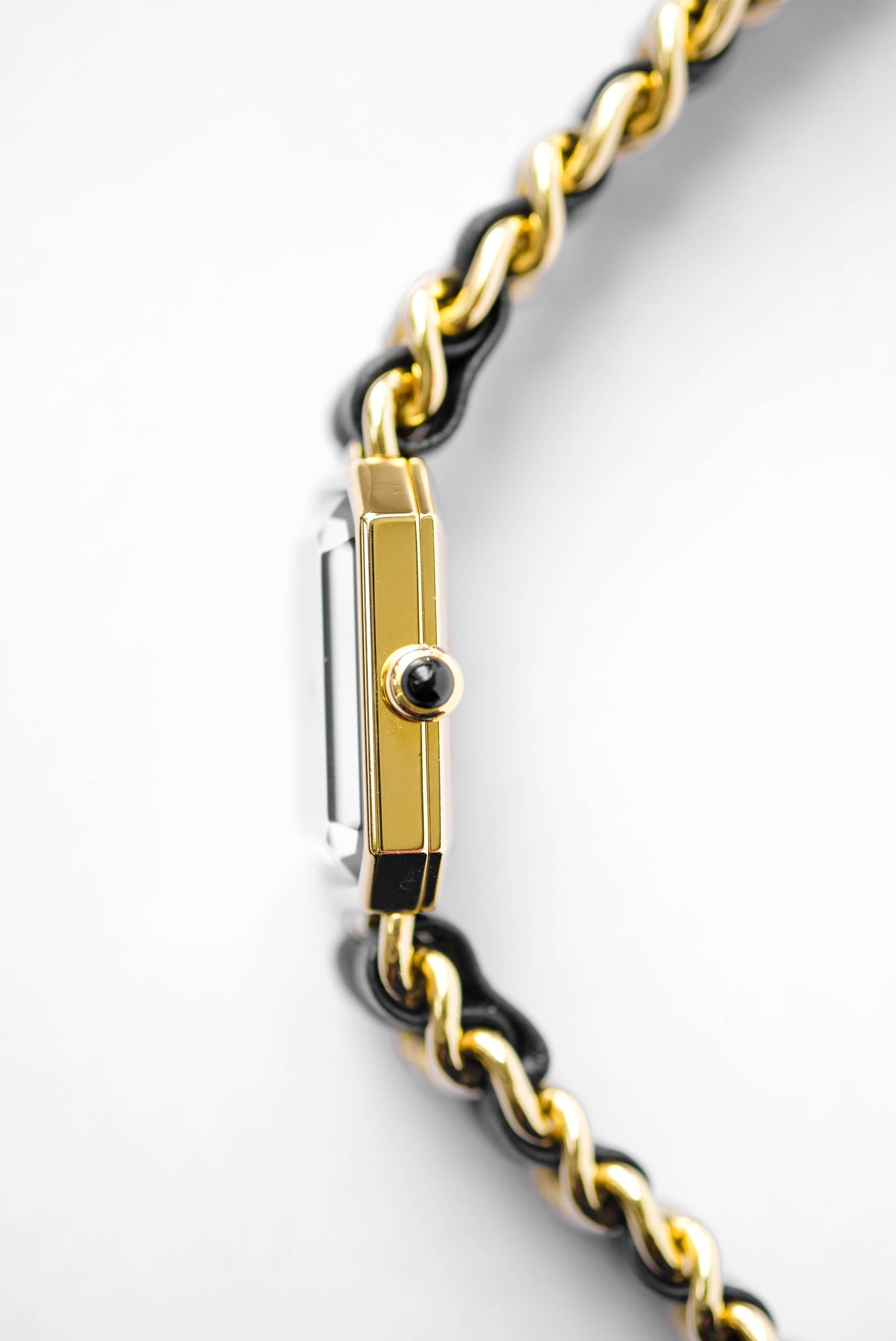 Chanel Première - Plaquée or & cuir - L