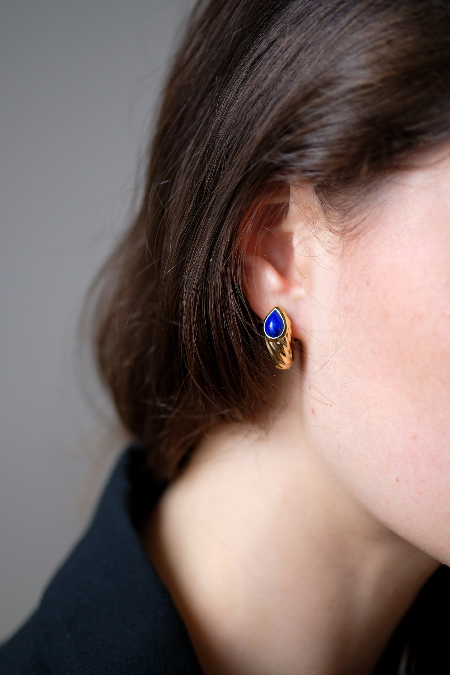Boucheron Boucles d'Oreilles Serpent Bohème Lapis-lazuli