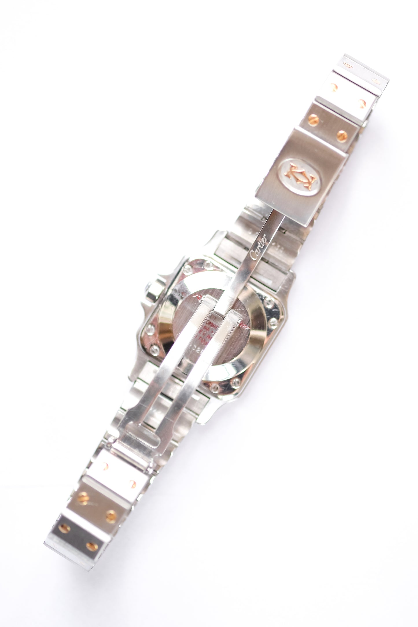 Cartier Santos Lady automatic - gold and steel