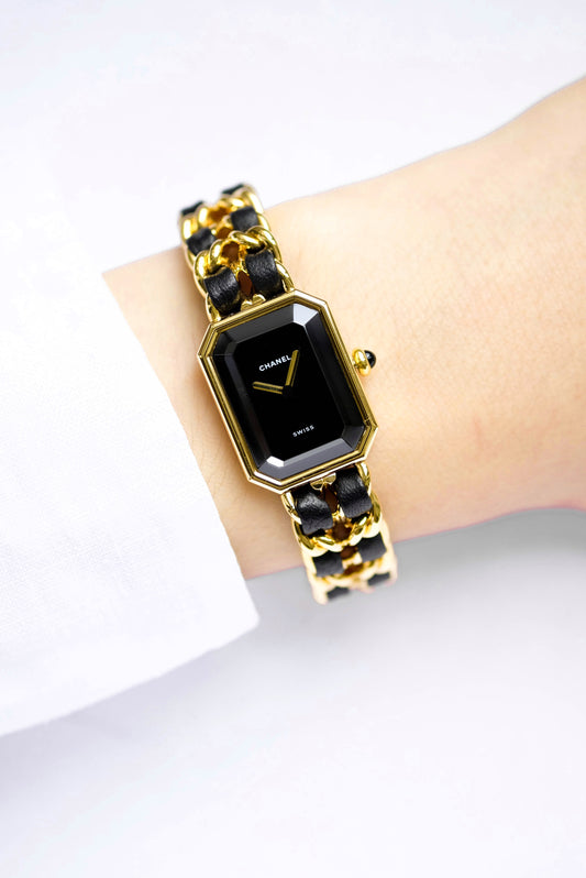 Chanel Première gold plated & leather