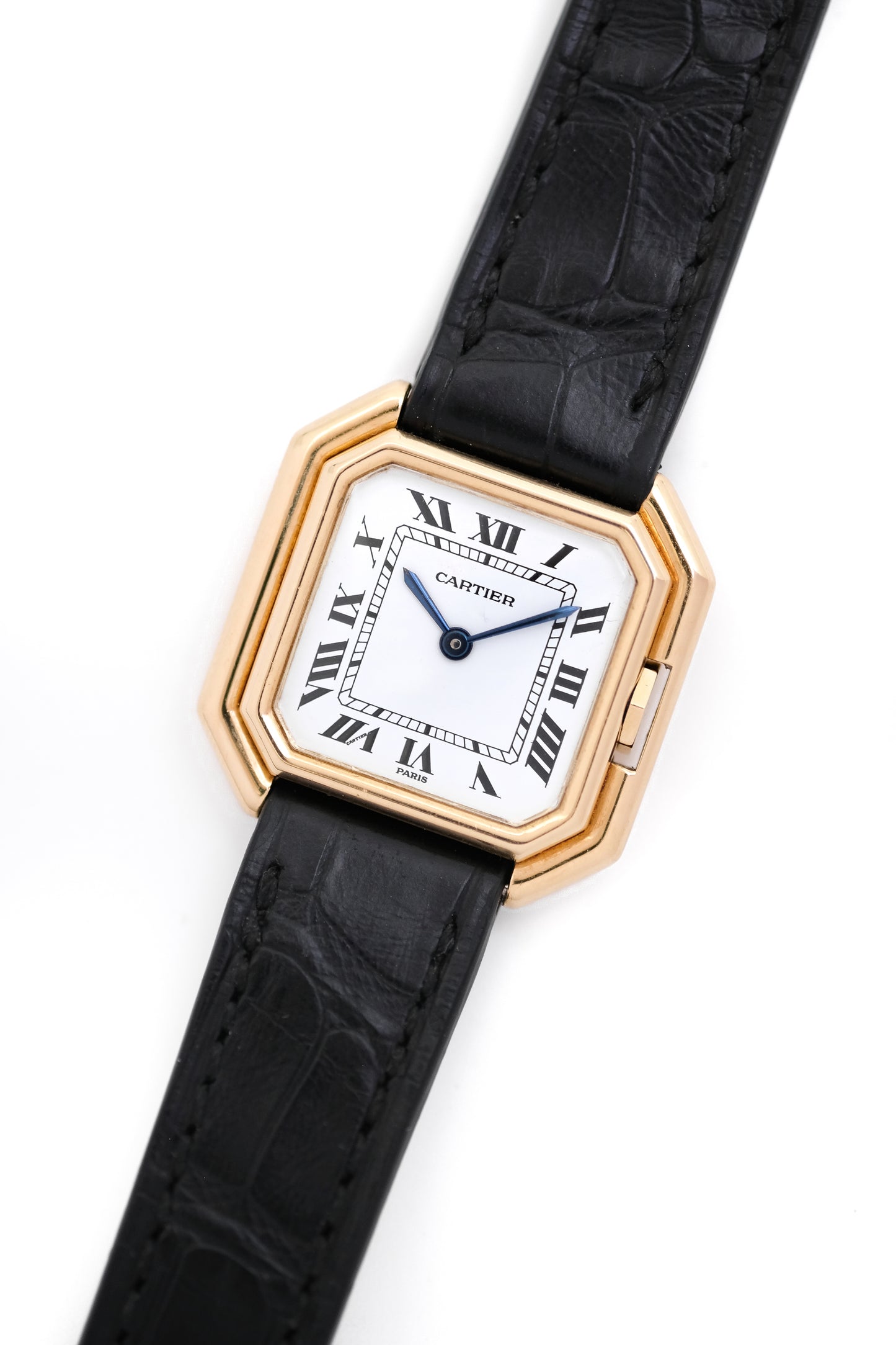 Cartier Ceinture Petit Modèle - ref. 78100 - Mécanique - v. 1970 (pochette & papiers SAV)