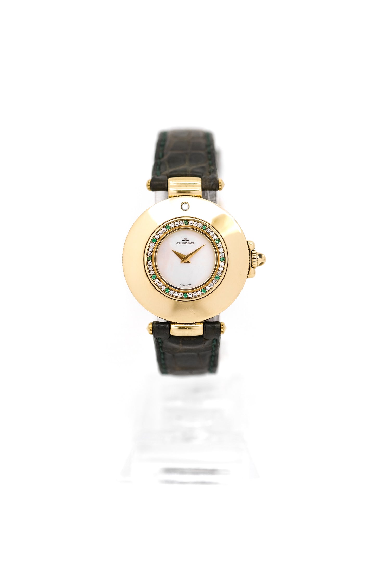 Jaeger-LeCoultre Rendez-Vous Notebook Diamonds & Emeralds - ref. 421.1.09 - c. 1990-2000