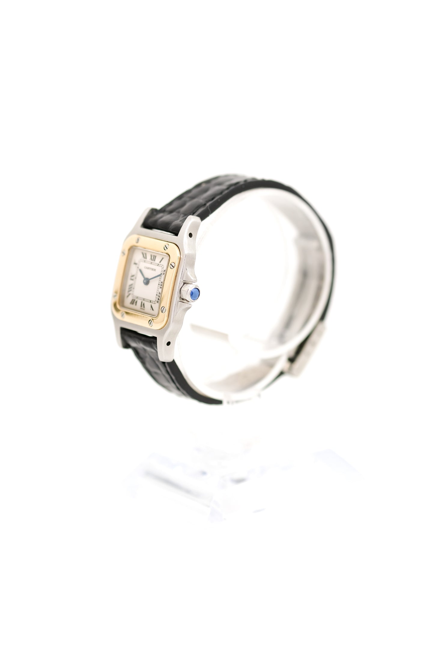 Cartier Santos Lady Galbée Gold & Steel - c. 1990