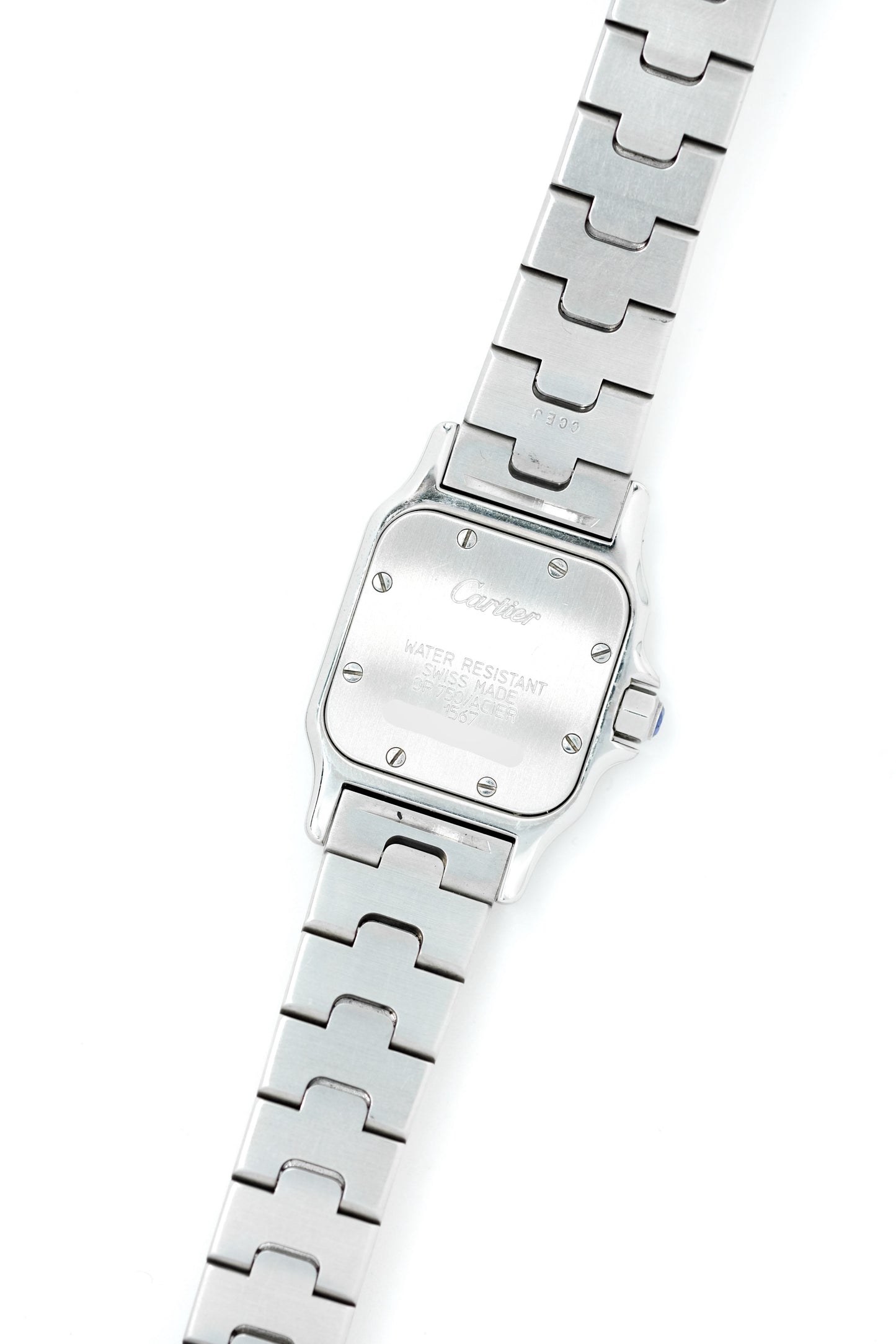 Cartier Santos Lady Galbée Or & Acier - v. 1990