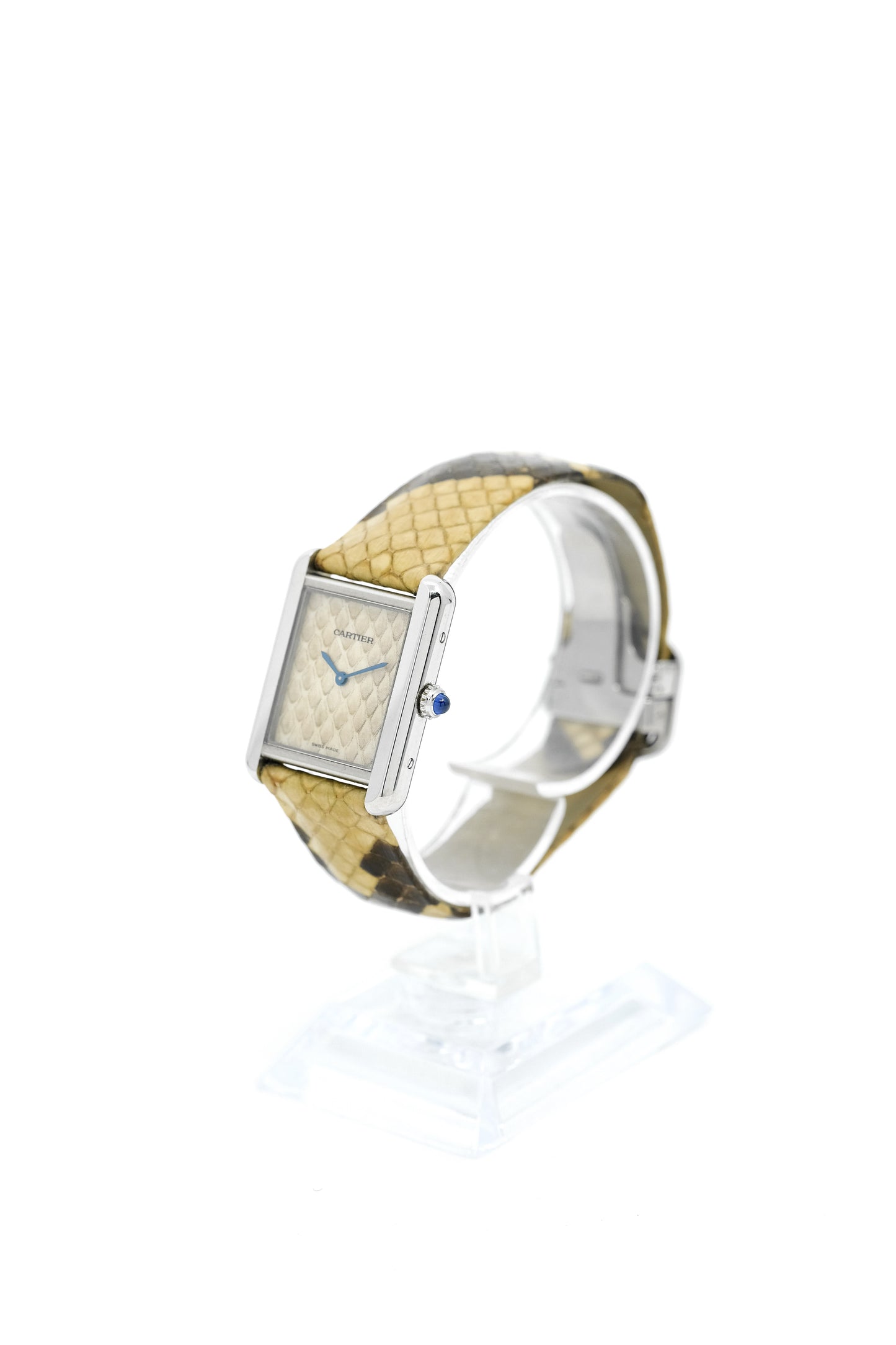 Cartier Tank Solo ref. 3170 "Python" - Acier - 2014 (full set)