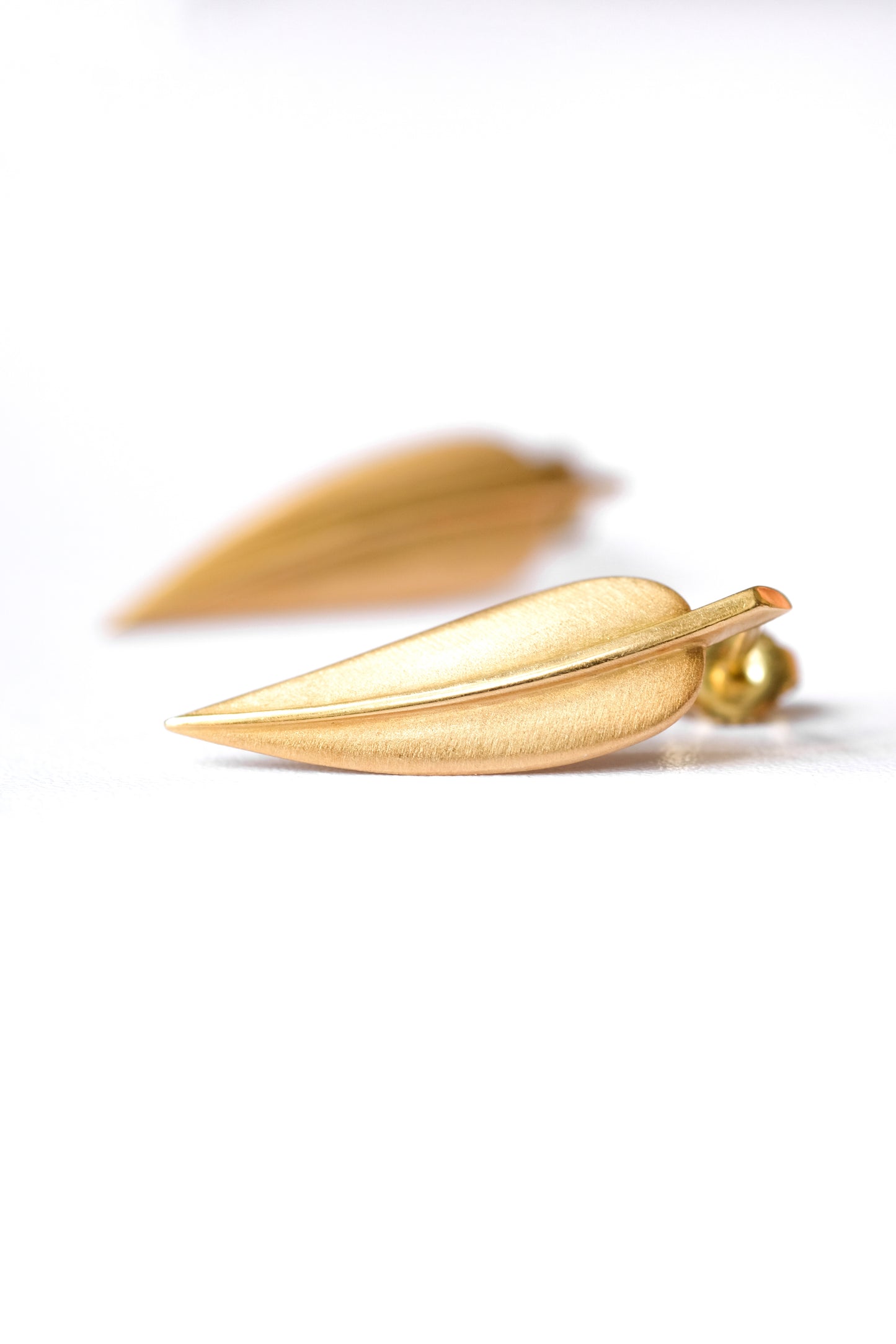 Tiffany & Co Feather Earrings - c. 1990