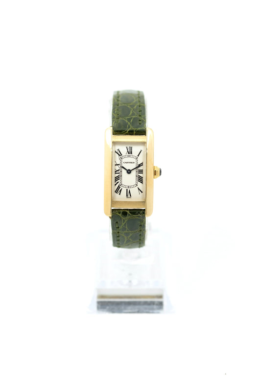 Cartier Tank Américaine Lady Or jaune ref. 1710 - 2003 (papiers)