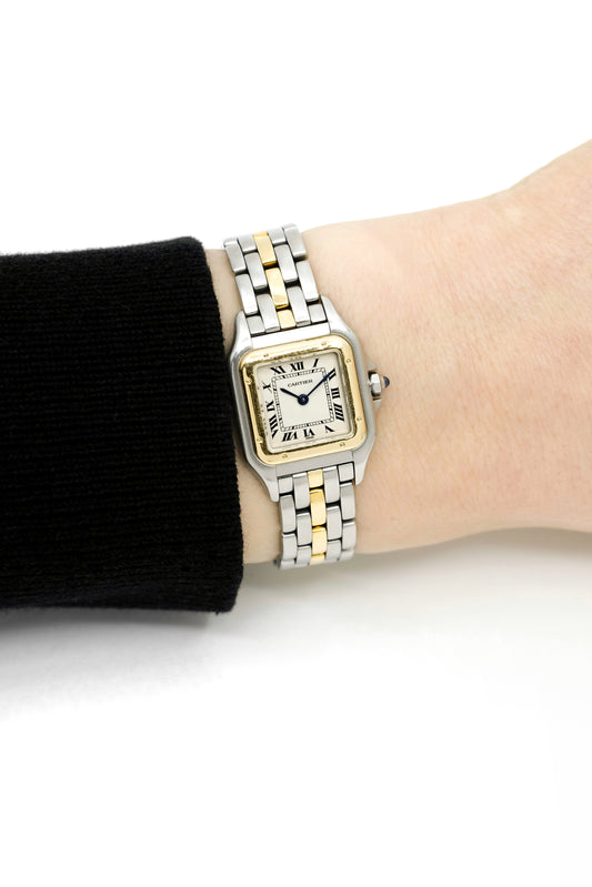 Cartier Panthère Or & Acier - Petit Modèle 1 Rang - v. 1980