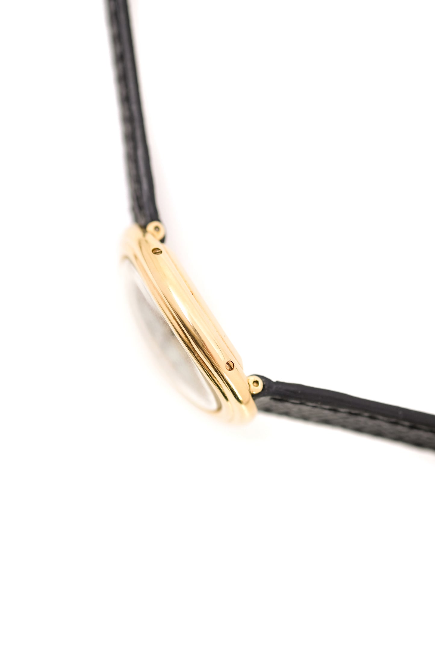 Cartier Baignoire "Double Godron" Yellow gold - ref. 78094 - Mechanical - c. 1980