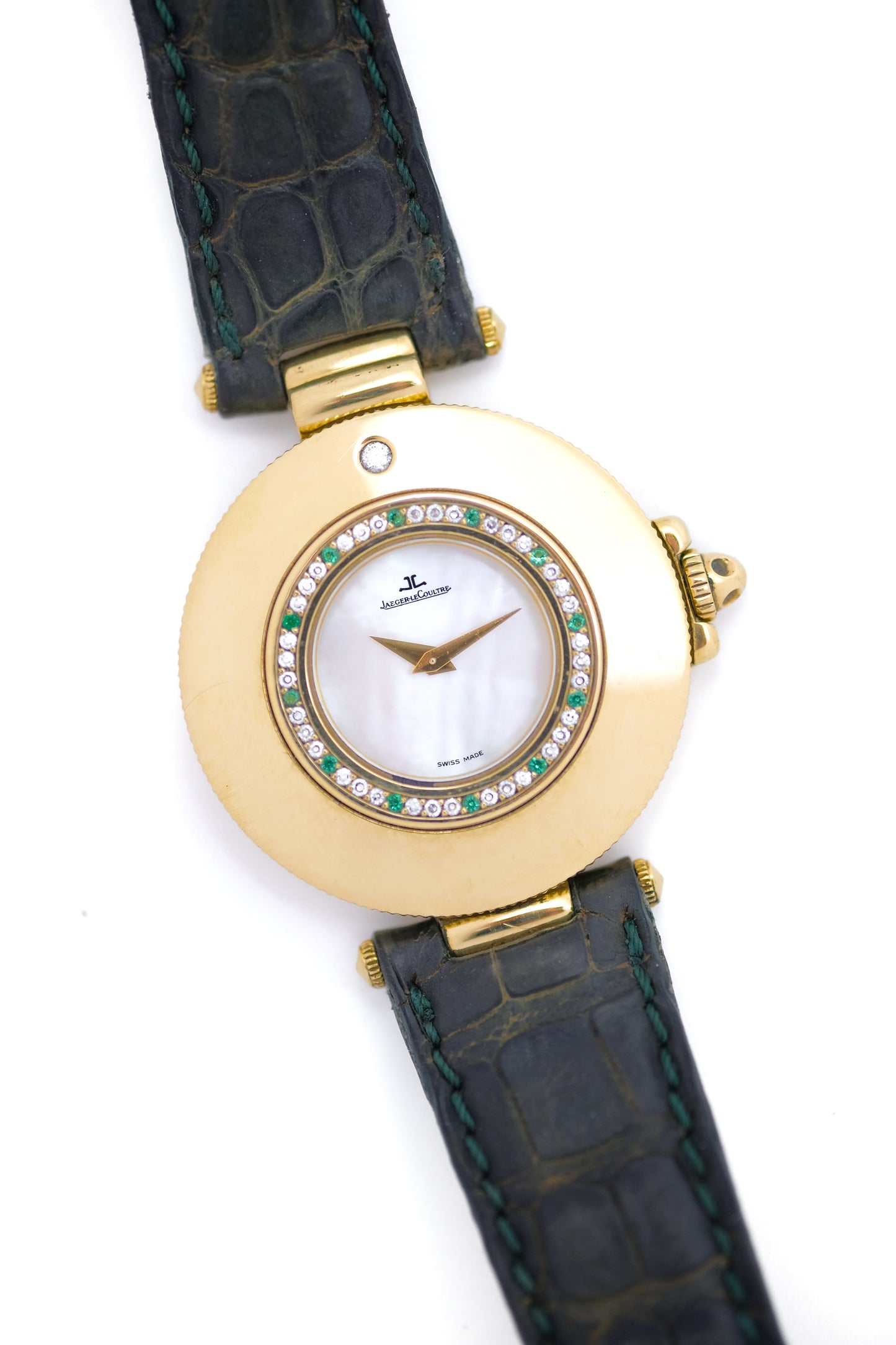 Jaeger-LeCoultre Rendez-Vous Notebook Diamonds & Emeralds - ref. 421.1.09 - c. 1990-2000