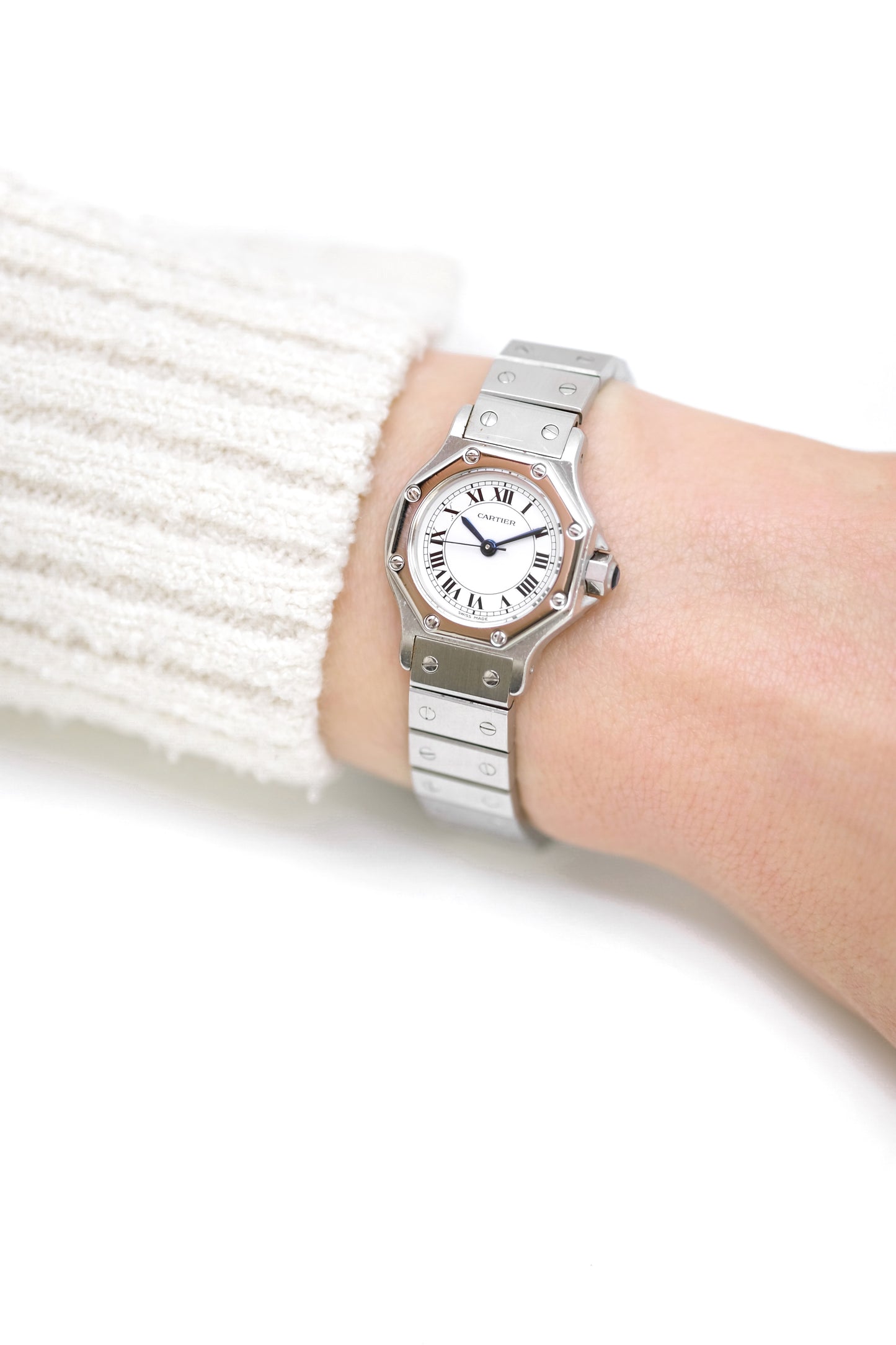 Cartier Santos Octagon Lady - ref. 0906 - Automatic - c. 1980