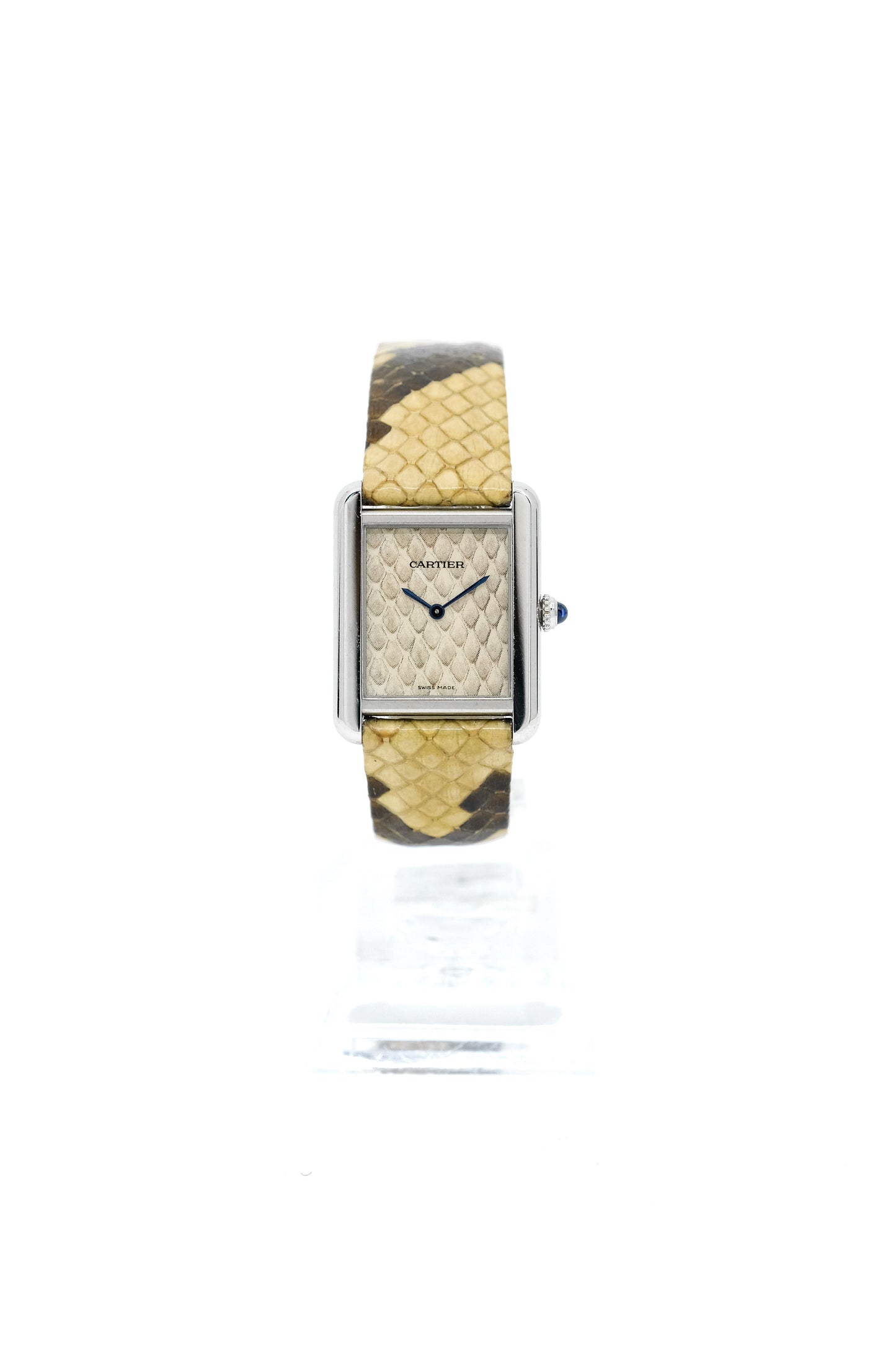 Cartier Tank Solo ref. 3170 "Python" - Acier - 2014 (full set)