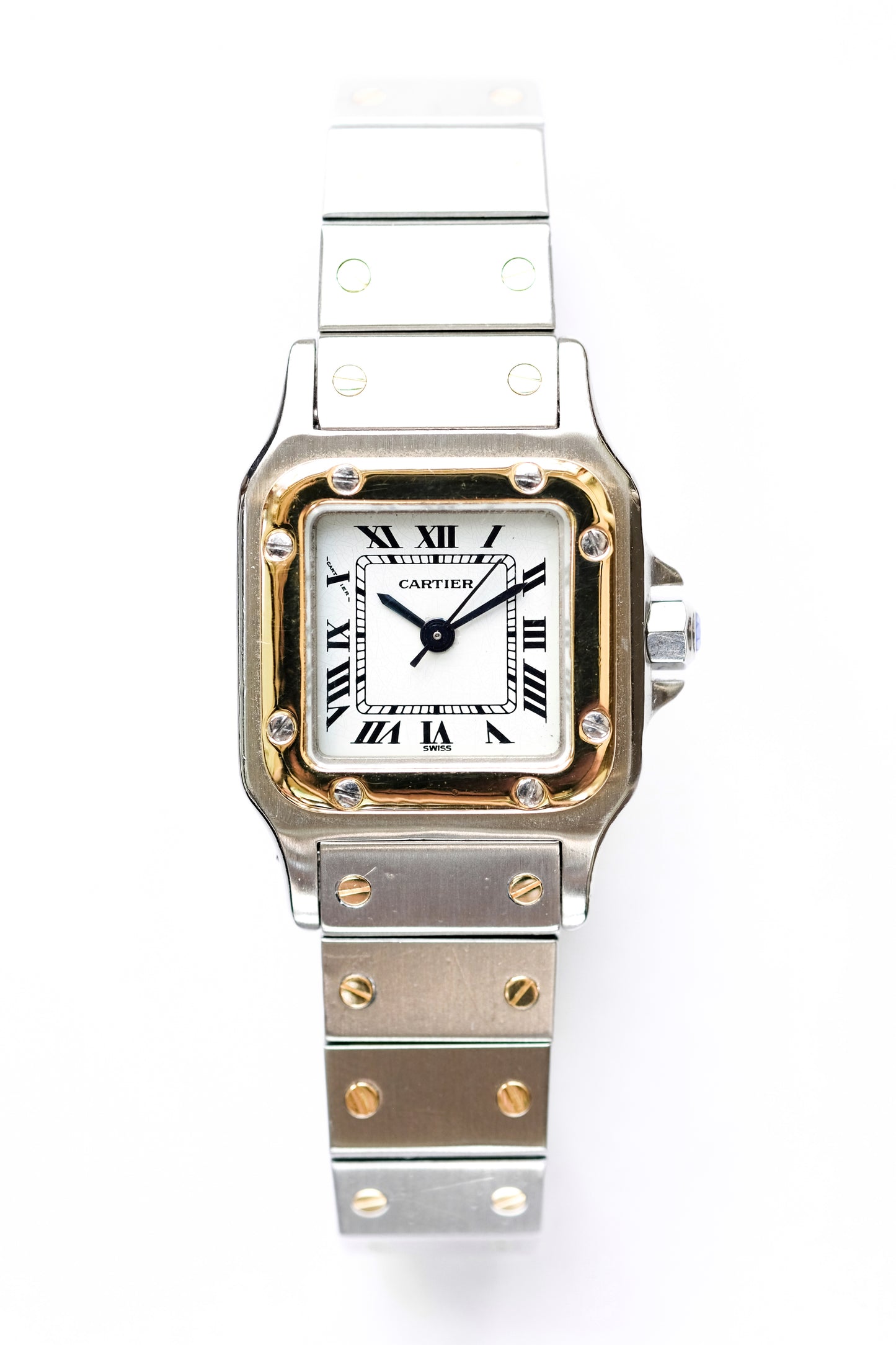 Cartier Santos Lady Automatique Or et Acier - v. 1990