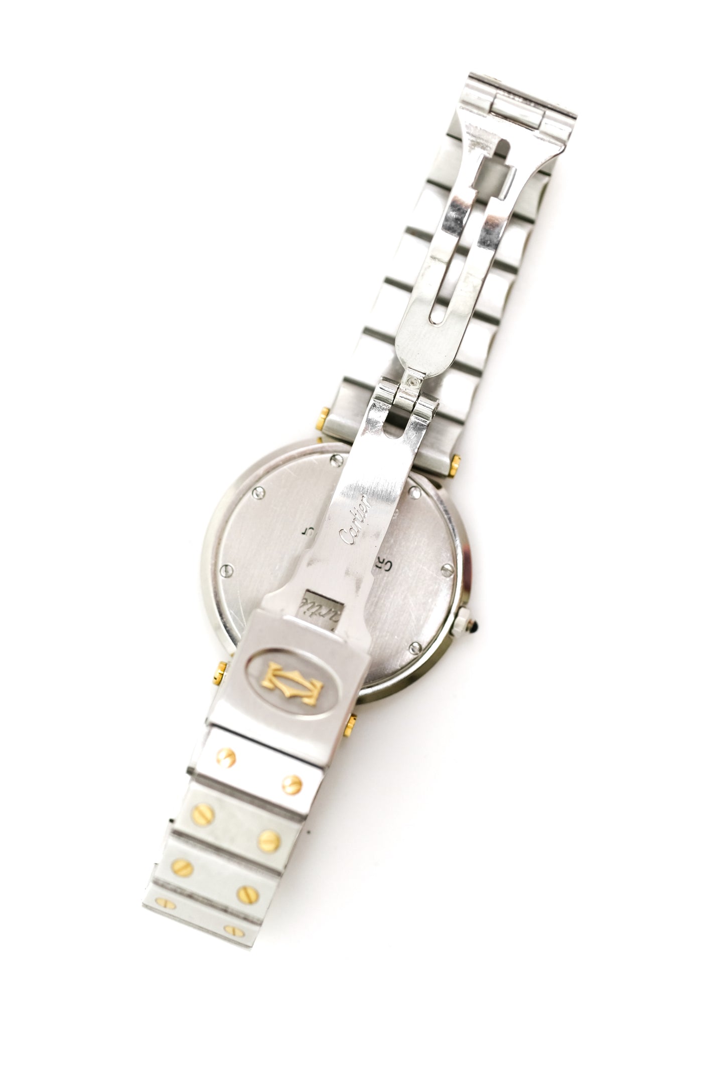Cartier Santos "Vendôme" Or & Acier - Grand Modèle - ref. 81912 - v. 1980