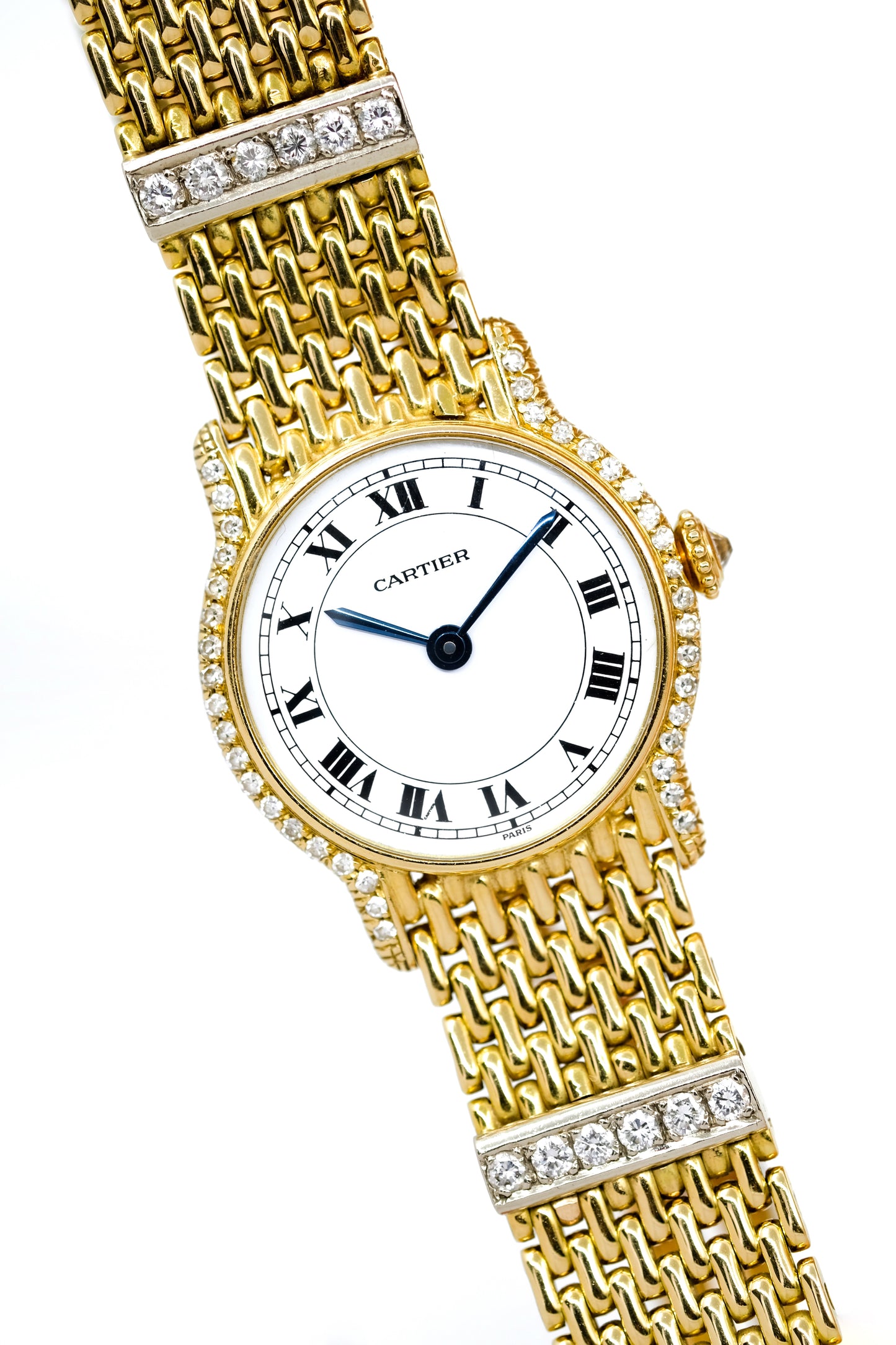 Cartier Riviera "Paris" Yellow Gold & Diamonds - 1996 (full set)