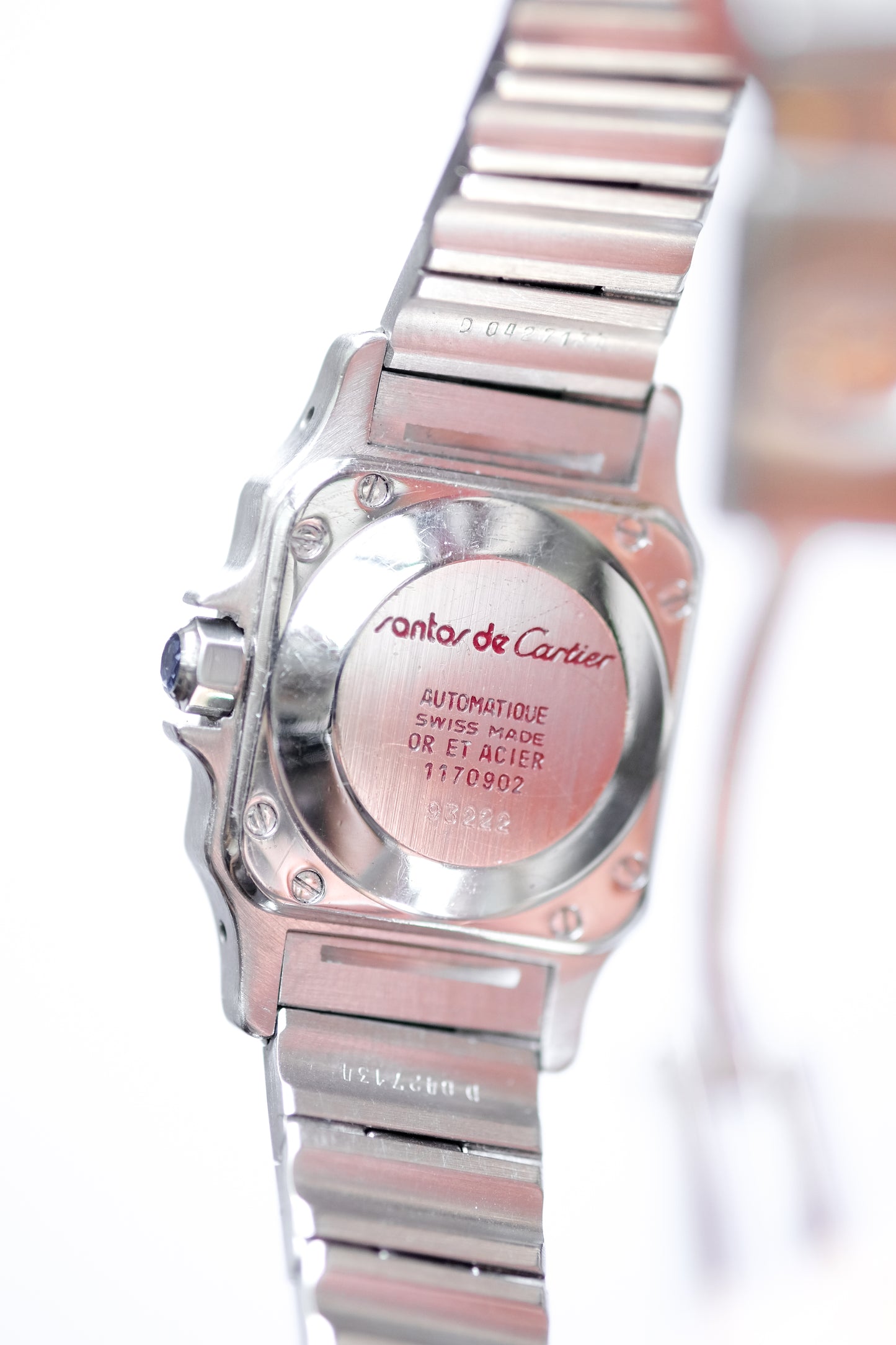 Cartier Santos Lady automatique - or et acier