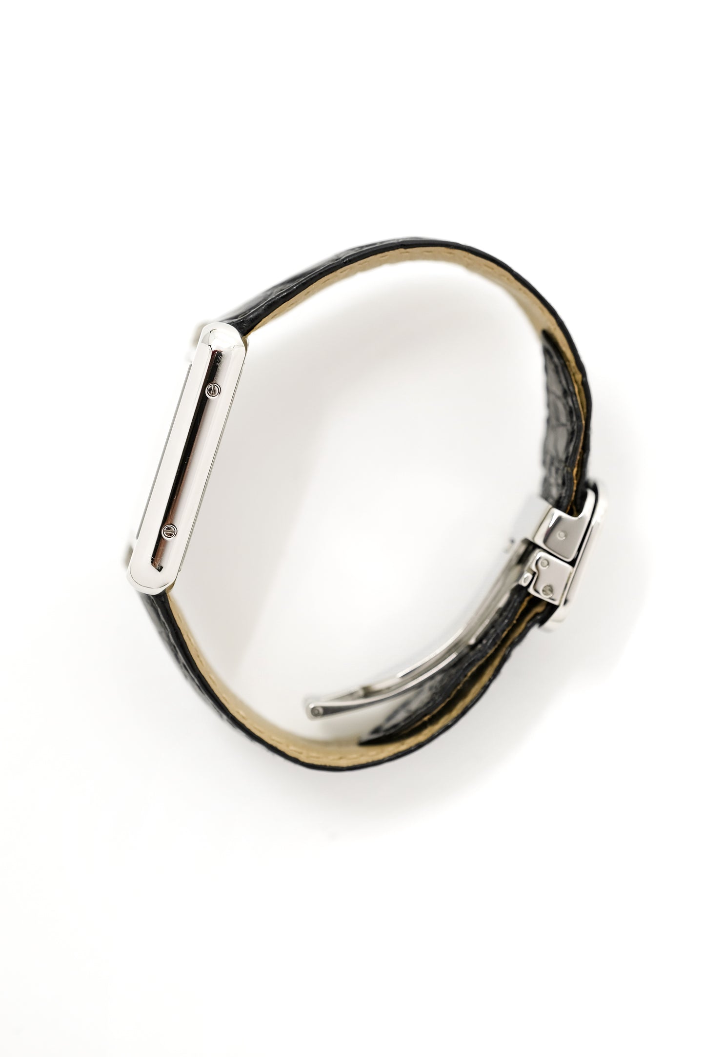 Cartier Tank Solo ref. 3170 "Piano" - Acier - v. 2010 (full set)