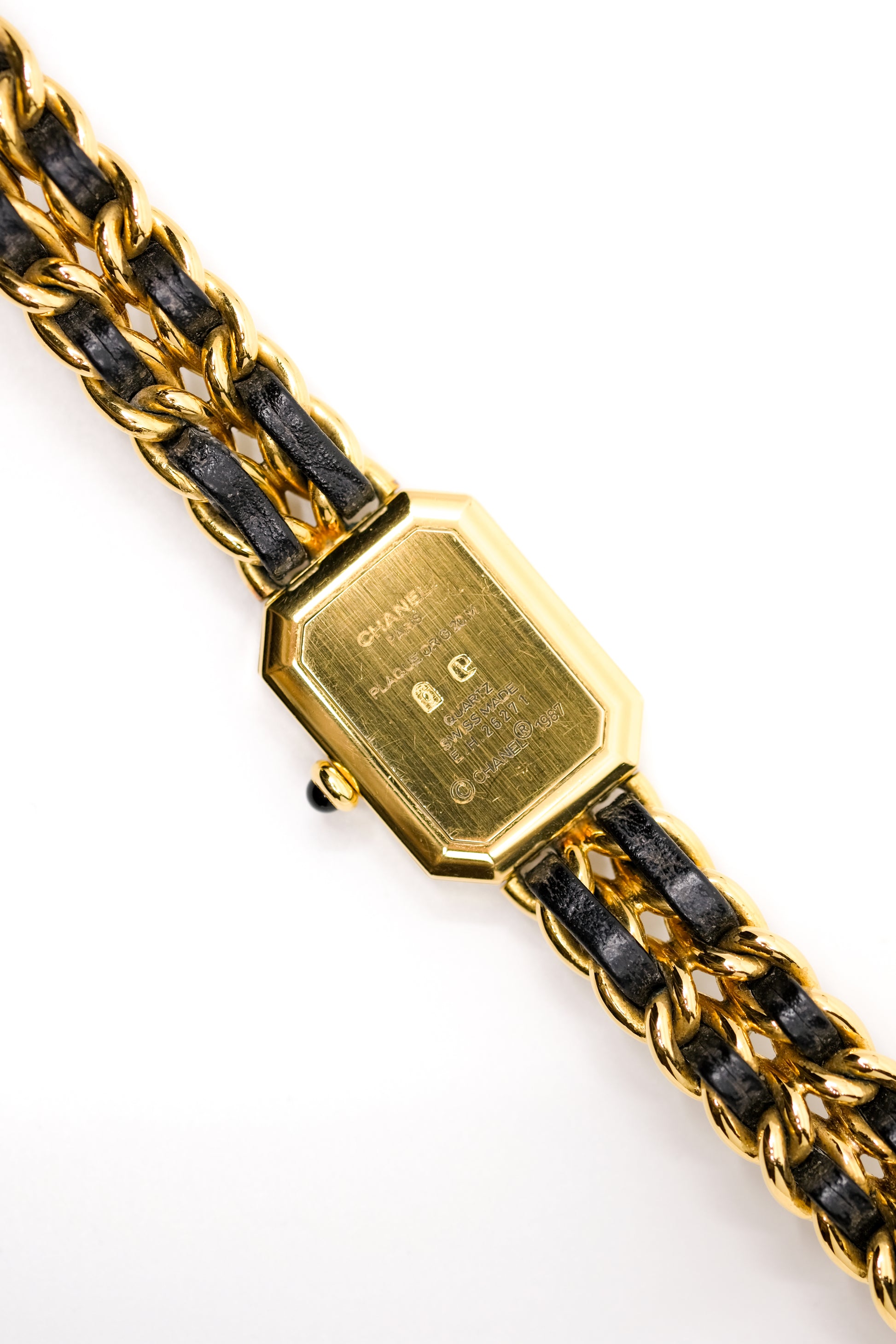 Chanel Première Plaquée or cuir S – Françoise Paris