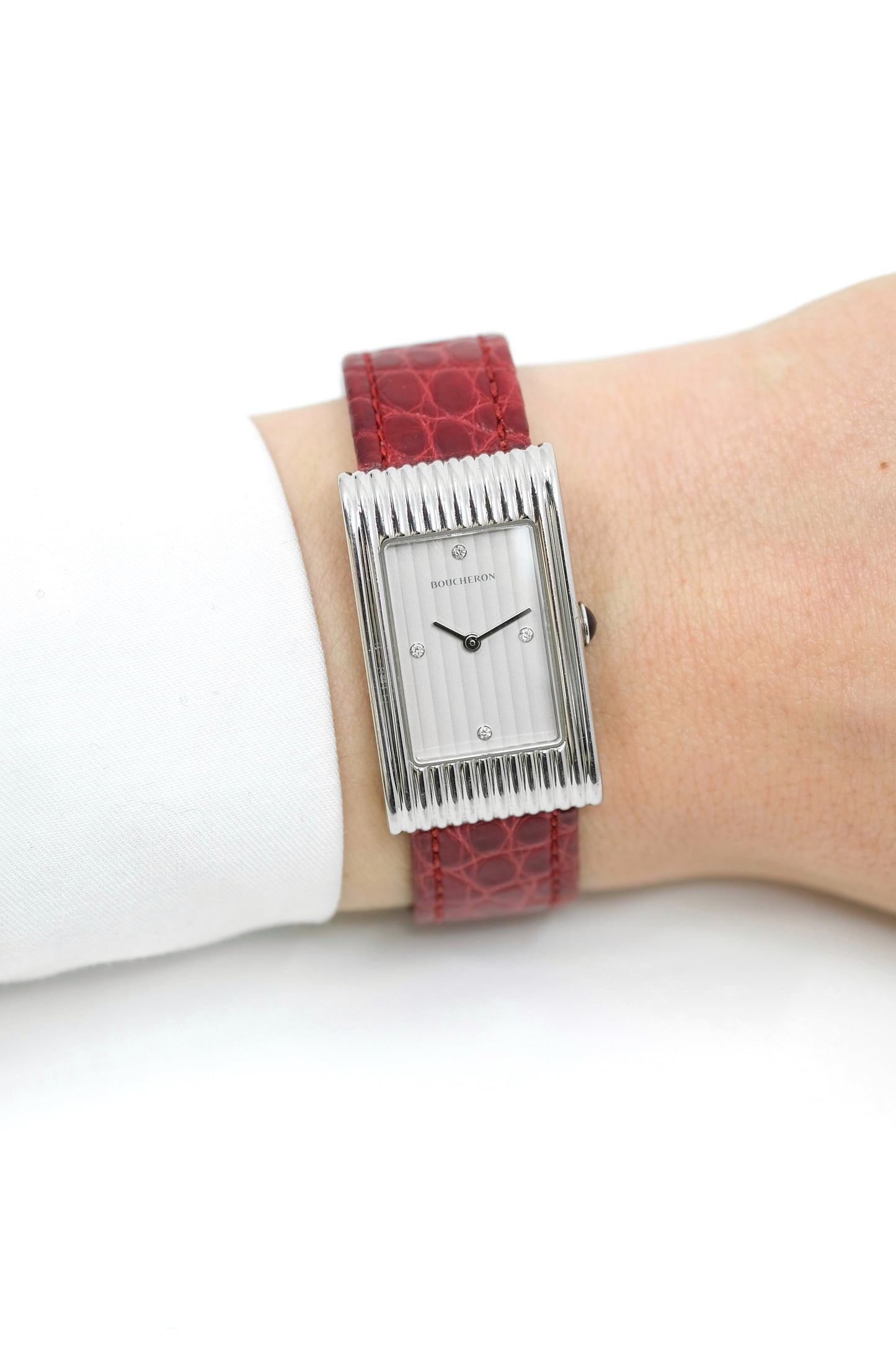 Boucheron Reflet Médium Acier & Diamants - 4 bracelets - 2019 (full set)