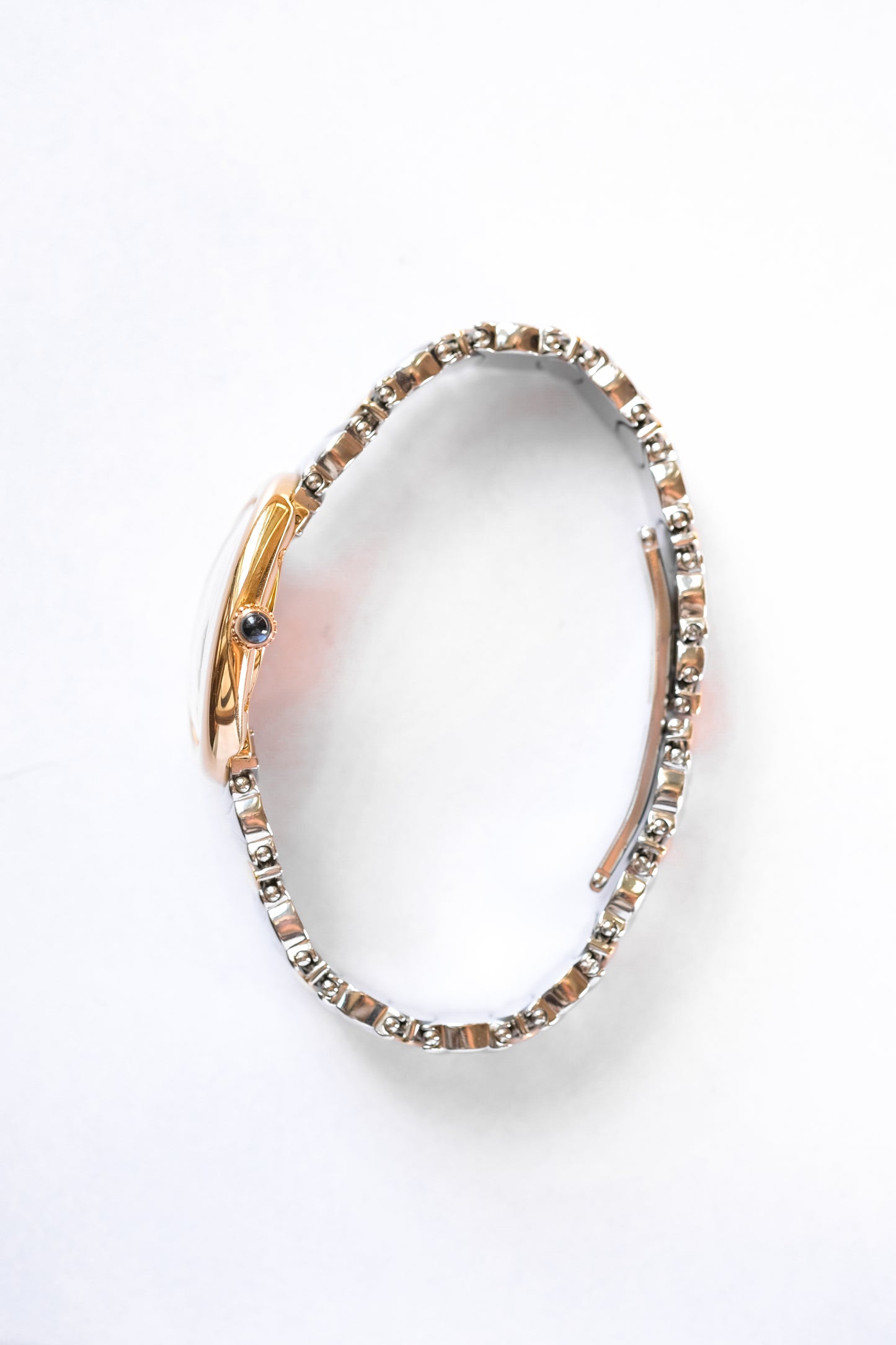 Cartier Baignoire "Casque d'Or" Yellow gold & steel - c. 1990