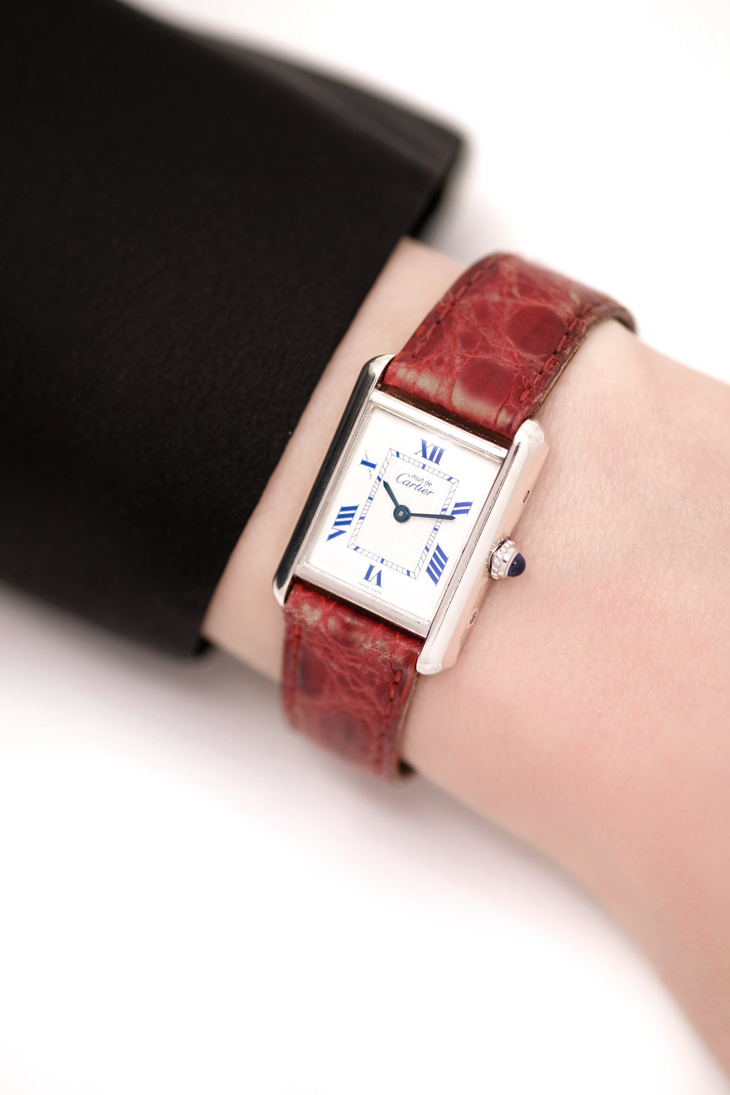 Cartier Tank Must Silver Medium - ref. 2416 - c. 1990