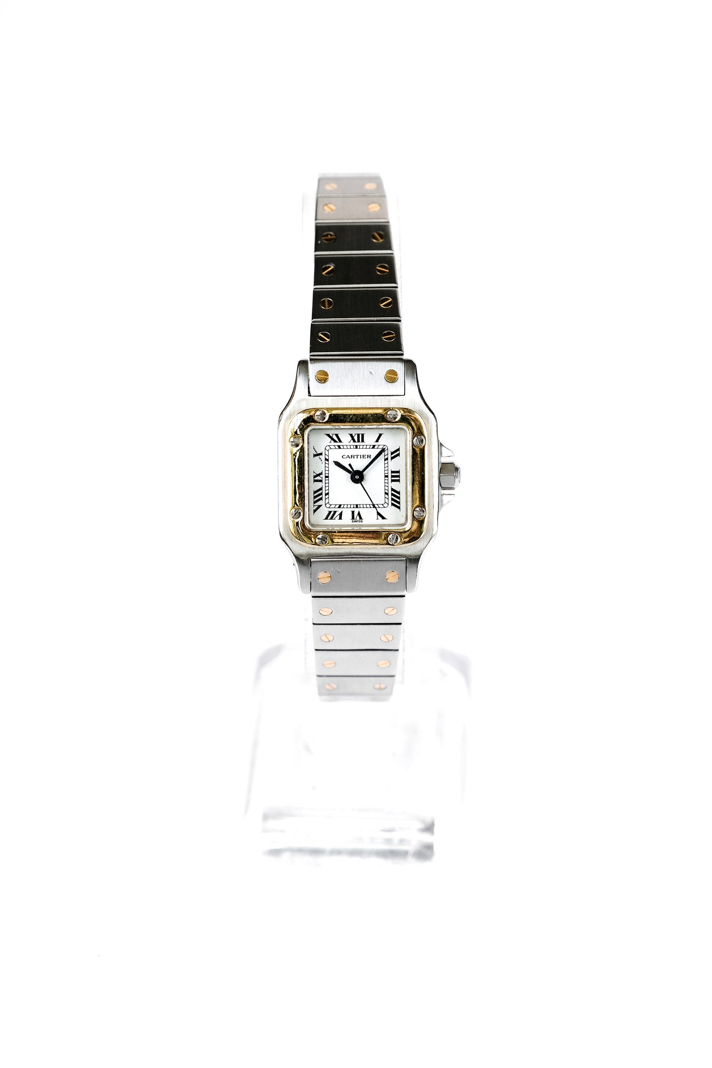 Cartier Santos Lady Automatique Or et Acier - v. 1990