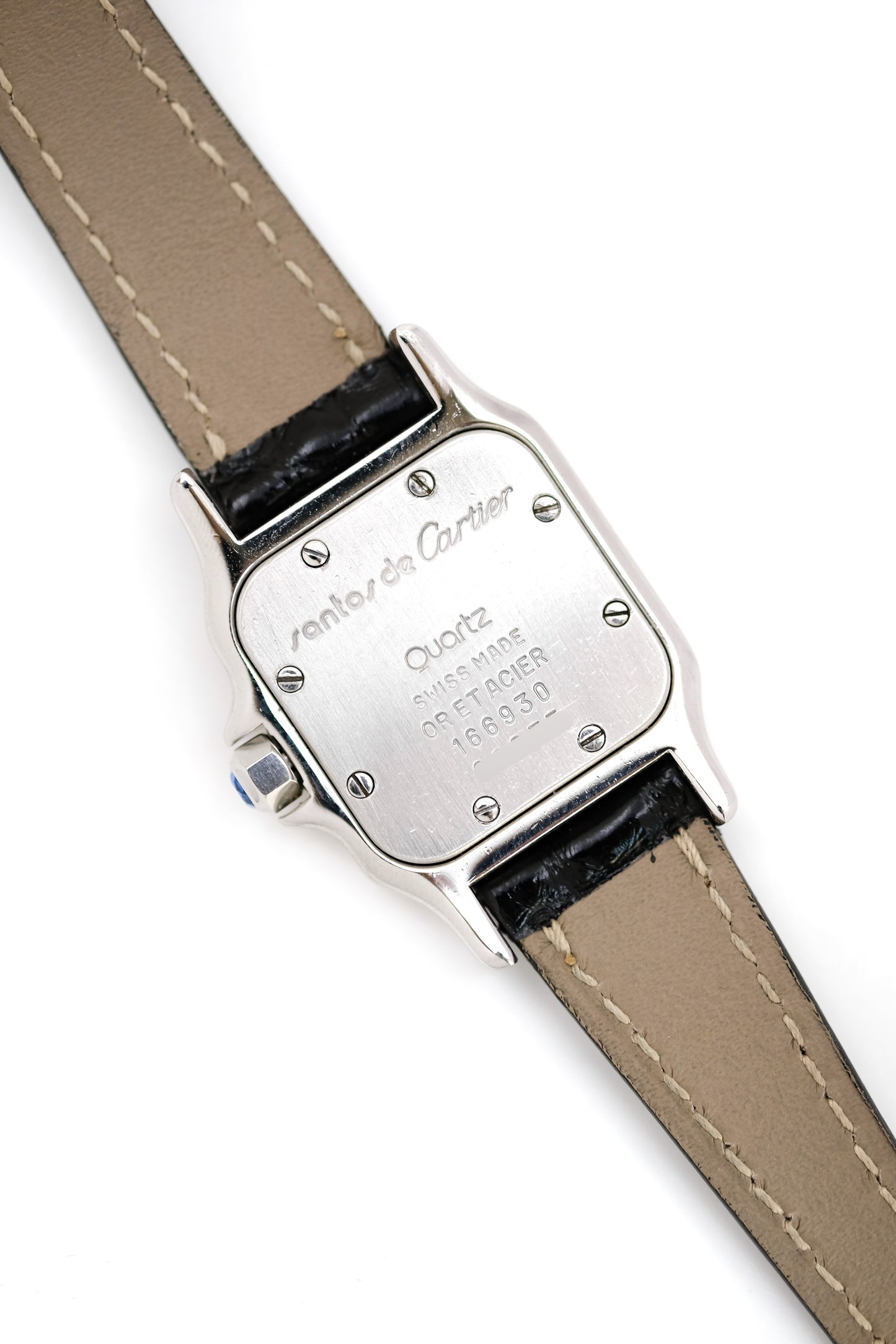 Cartier Santos Lady Galbée Gold & Steel - c. 1990