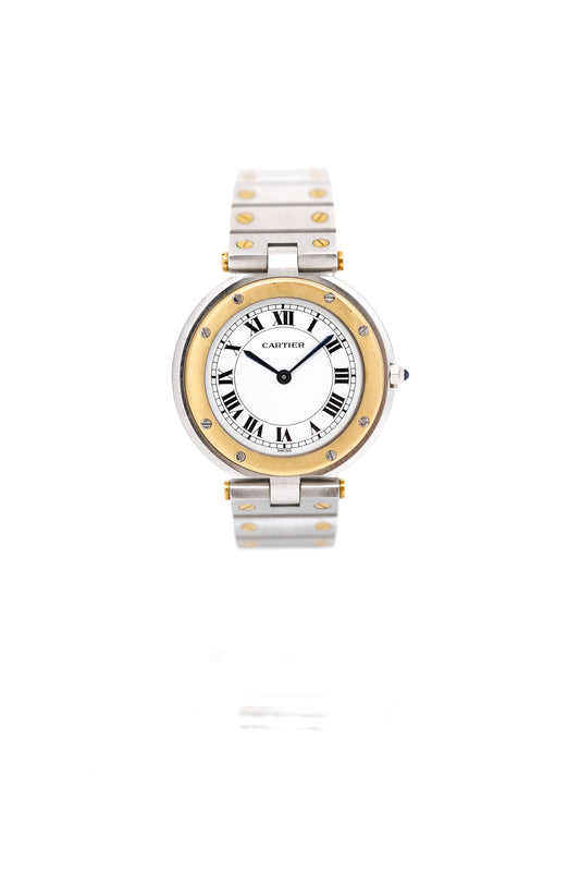 Cartier Santos "Vendôme" Or & Acier - Grand Modèle - ref. 81912 - v. 1980