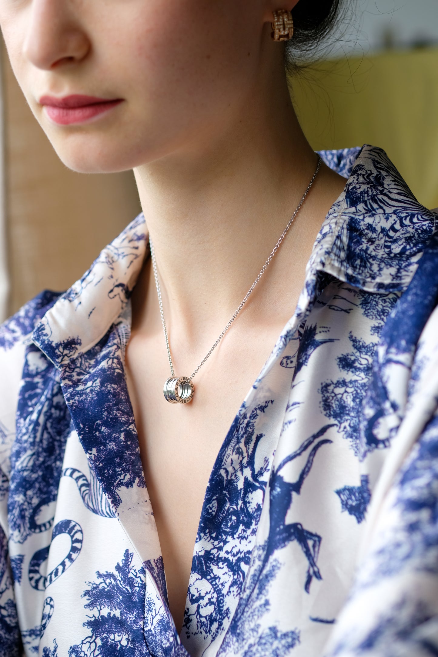 Bulgari B.zero1 Necklace - White Gold