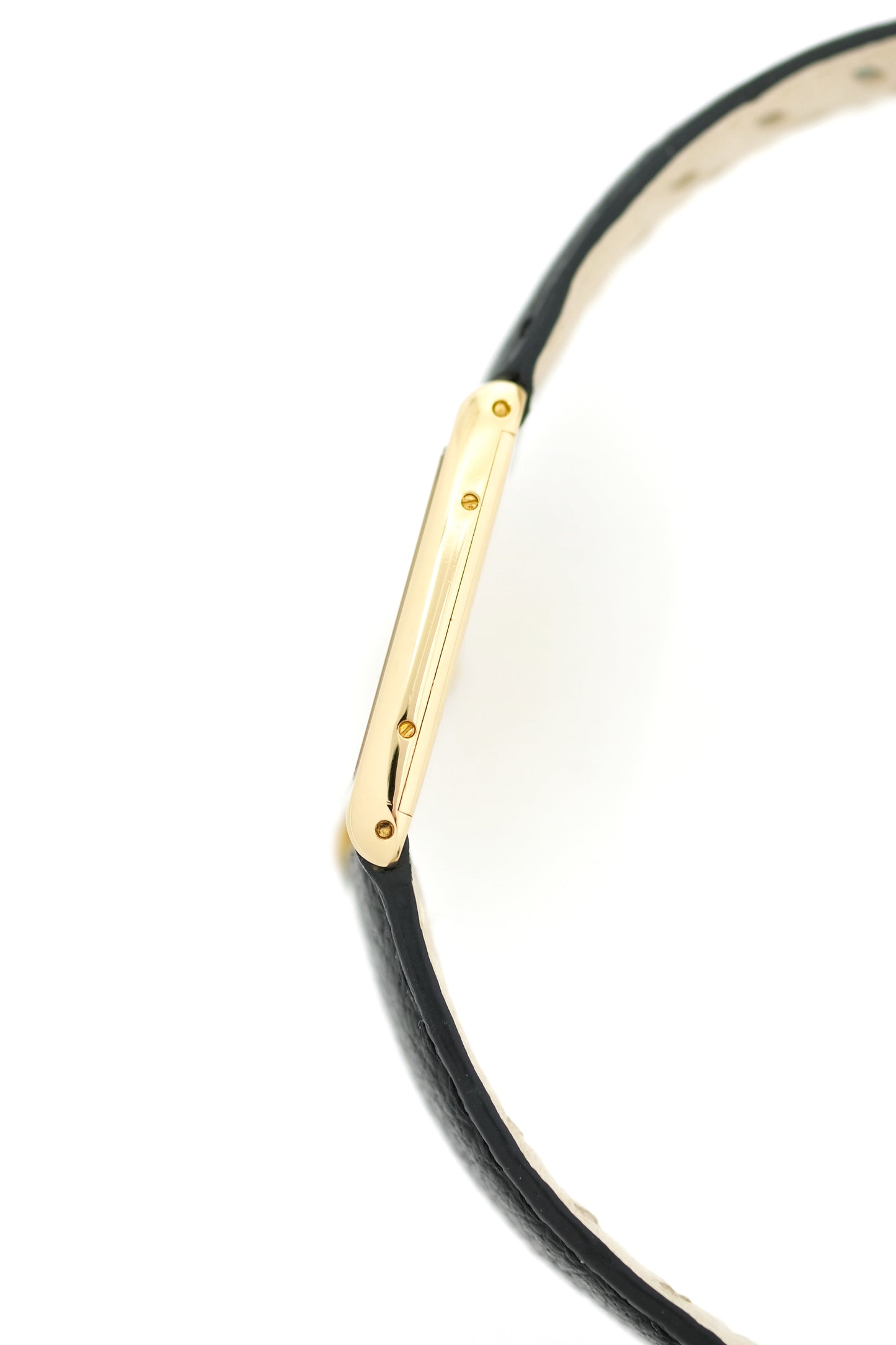 Cartier Tank Arrondie Extra-flat ref. 96041 - Mechanical - c. 1980 (box and service papers)