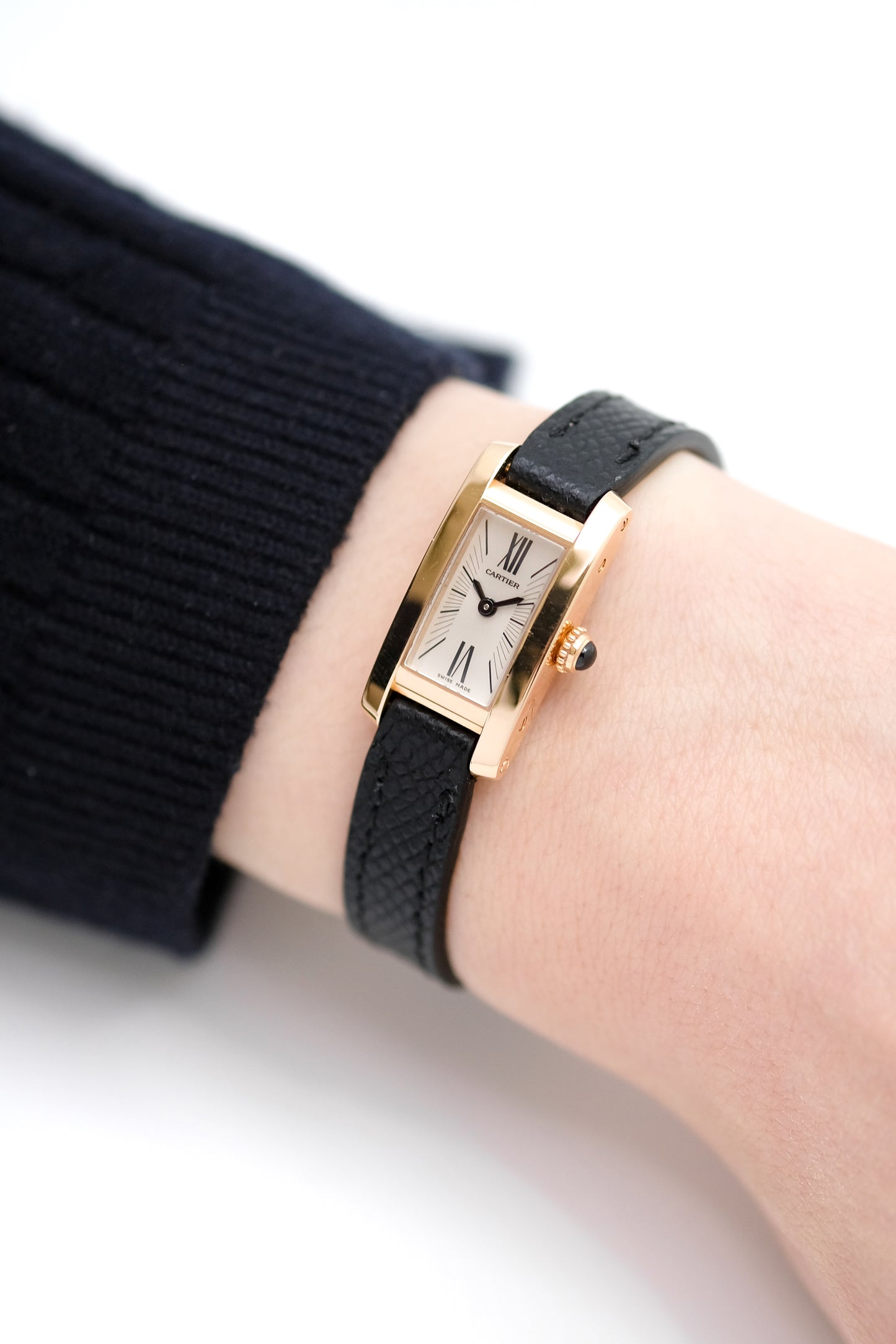 Cartier Tank Mini Allongée - Pink gold - c. 2005