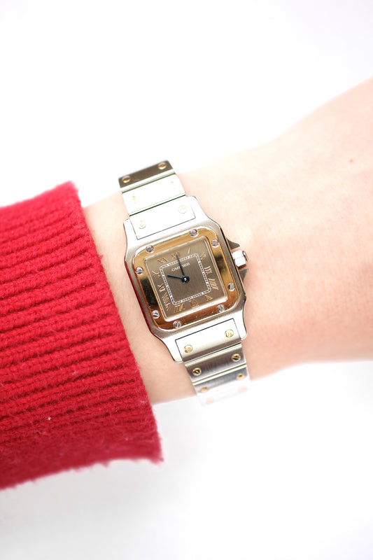 Cartier Santos Lady Galbée Champagne 1994 - full set