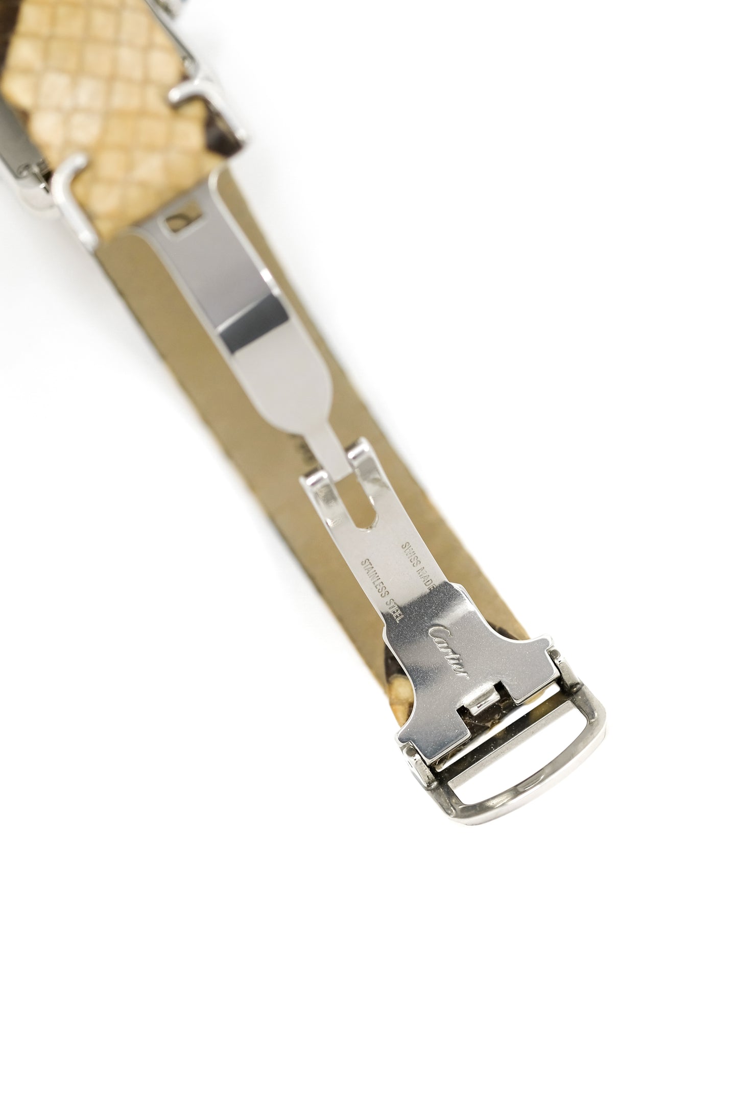 Cartier Tank Solo ref. 3170 "Python" - Acier - 2014 (full set)