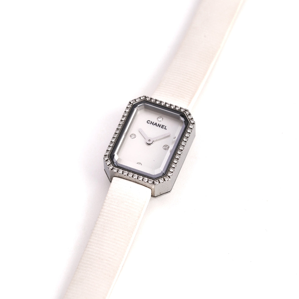 Chanel Première Mini - Steel & Diamonds - ref. H2433