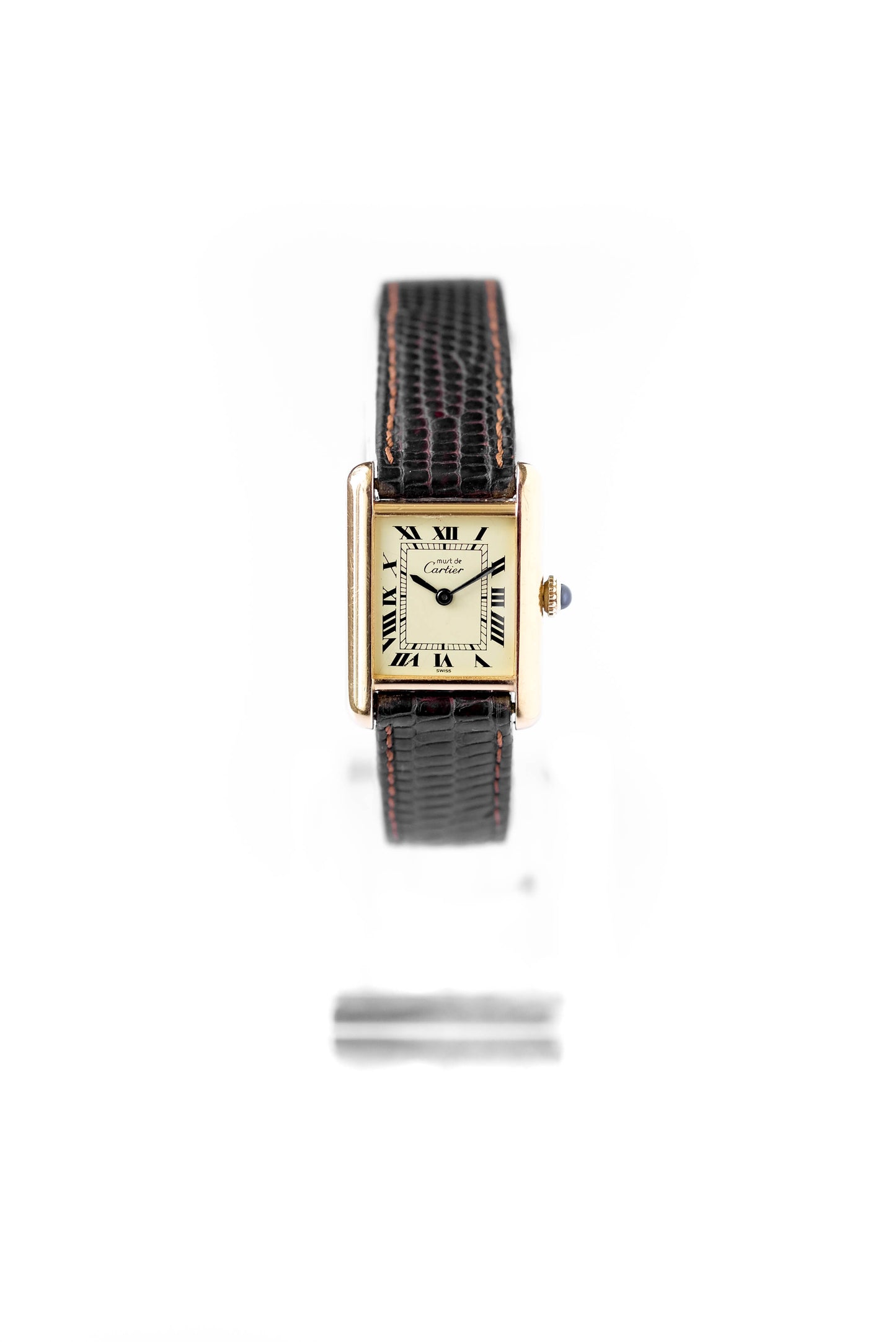 Cartier Tank Must Médium crème - mécanique