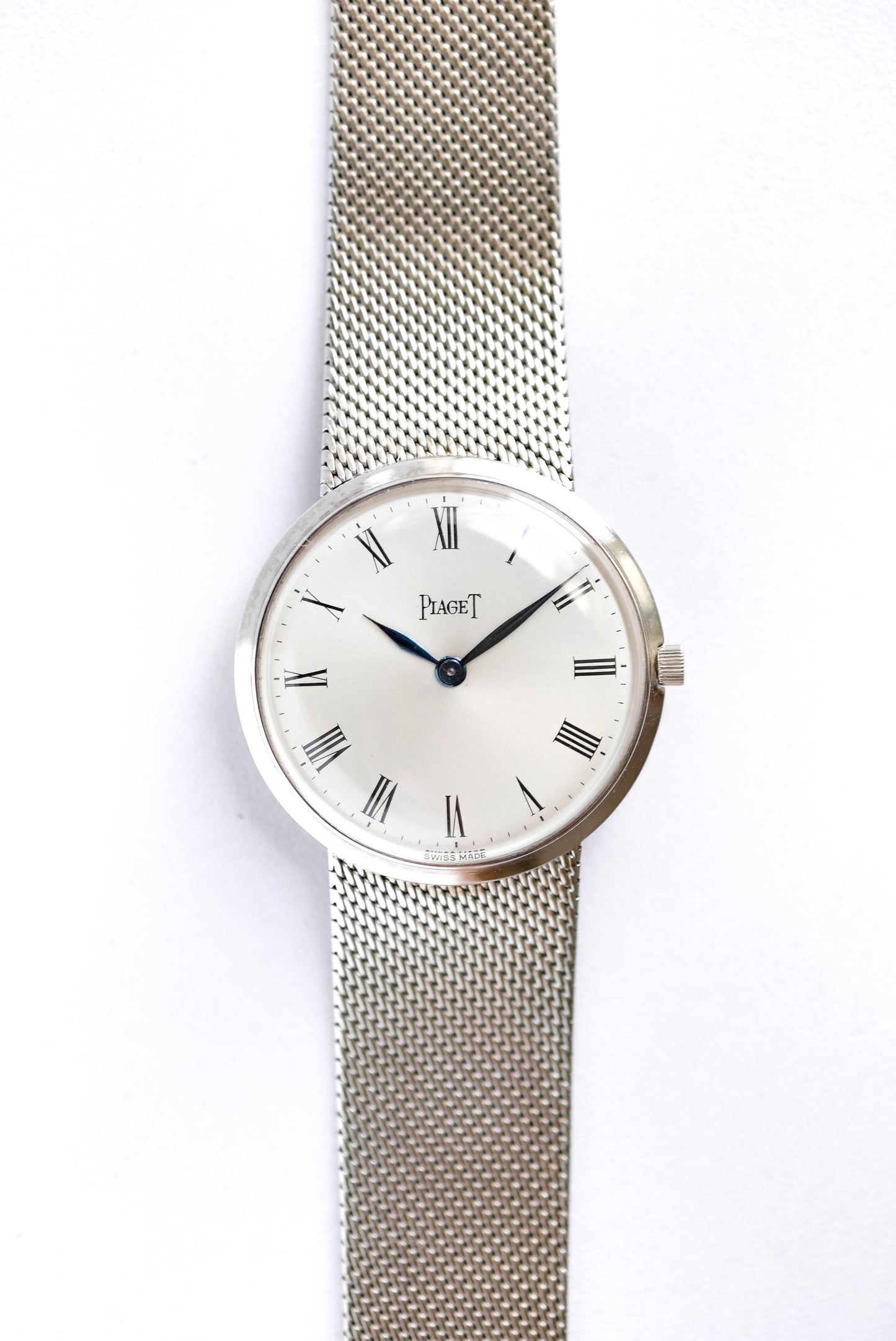 Piaget réf. 0902 Or Blanc Mécanique - v. 1970