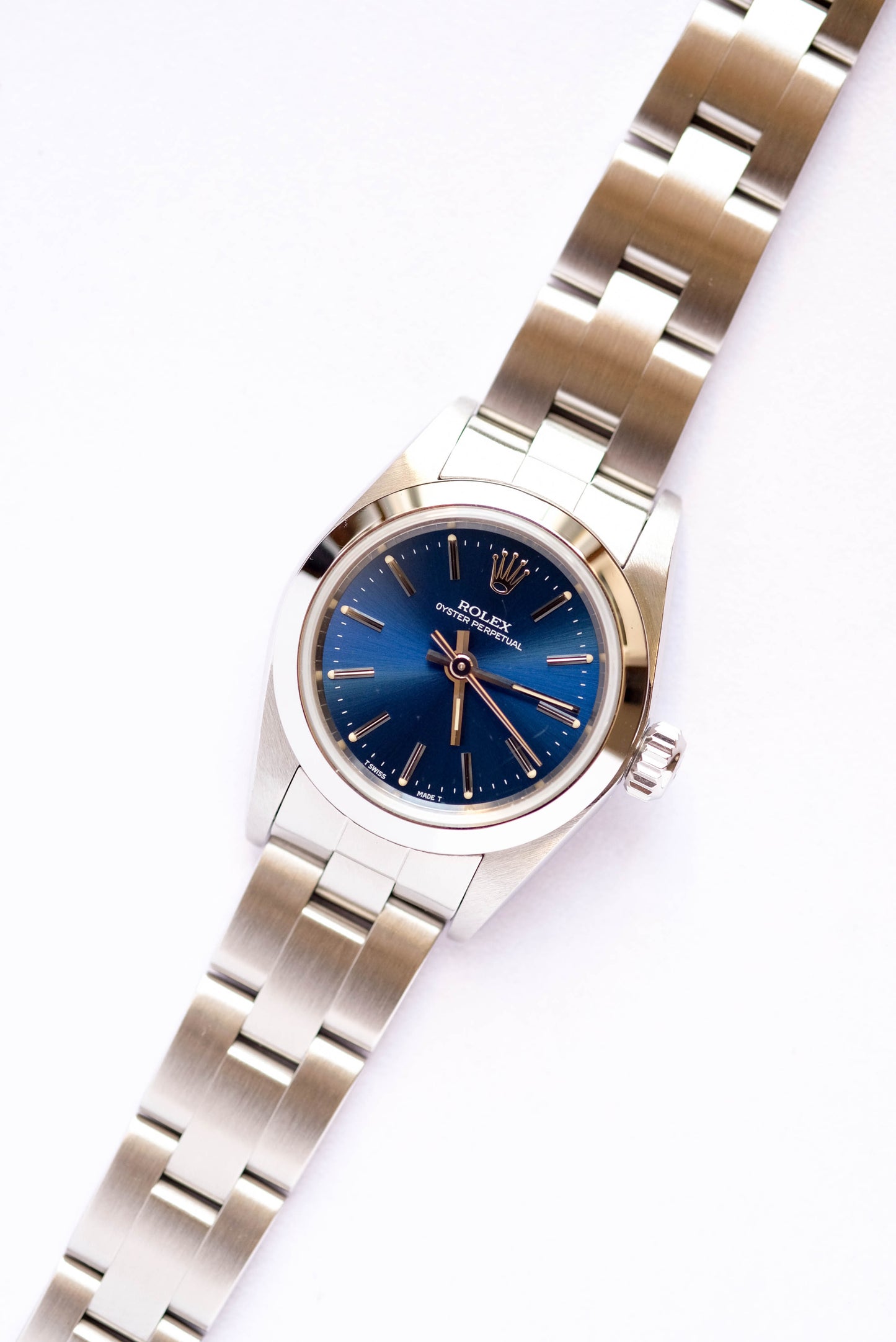 Rolex Oyster Perpetual blue - ref. 67180 (papers) - 1997