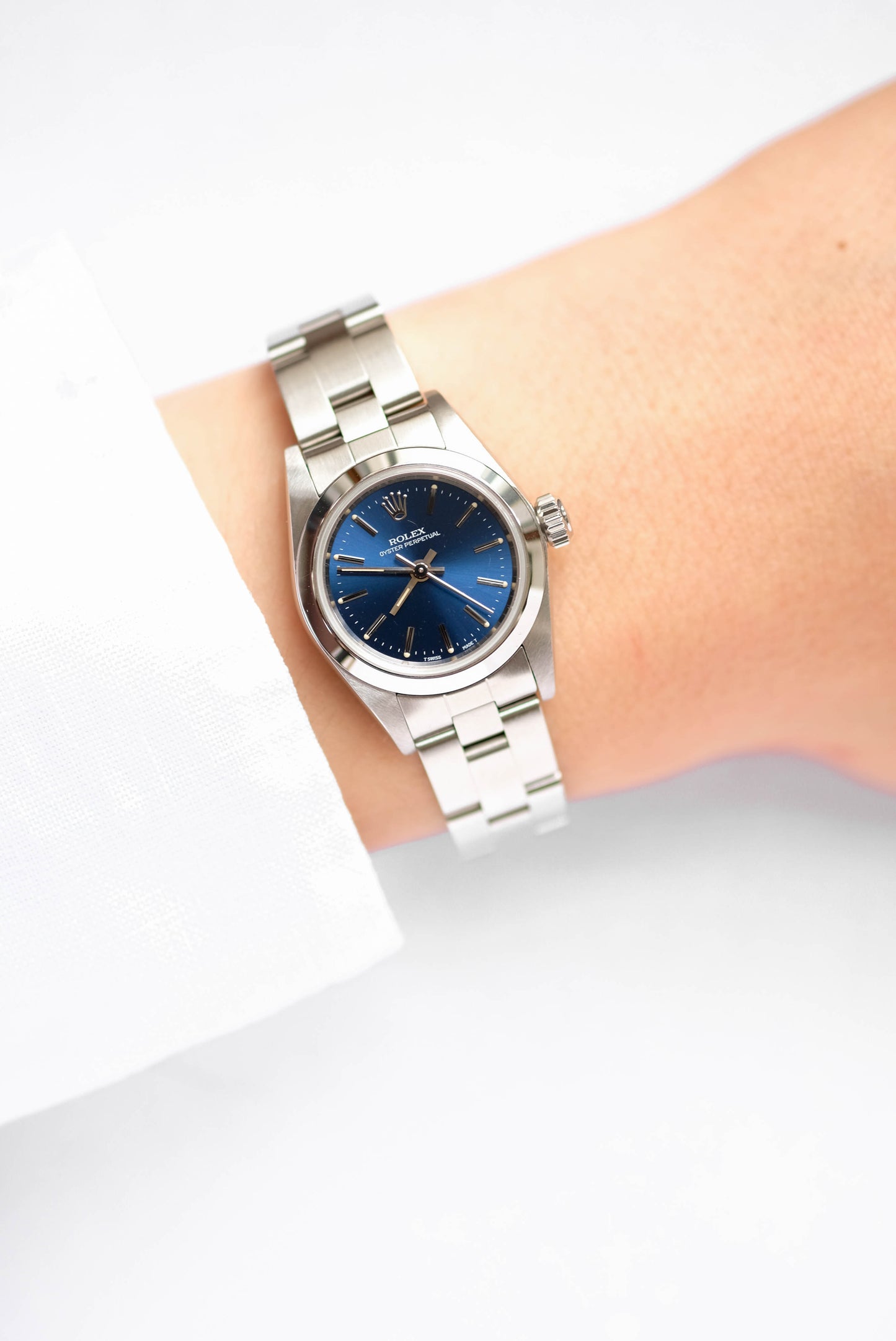 Rolex Oyster Perpetual blue - ref. 67180 (papiers) - 1997